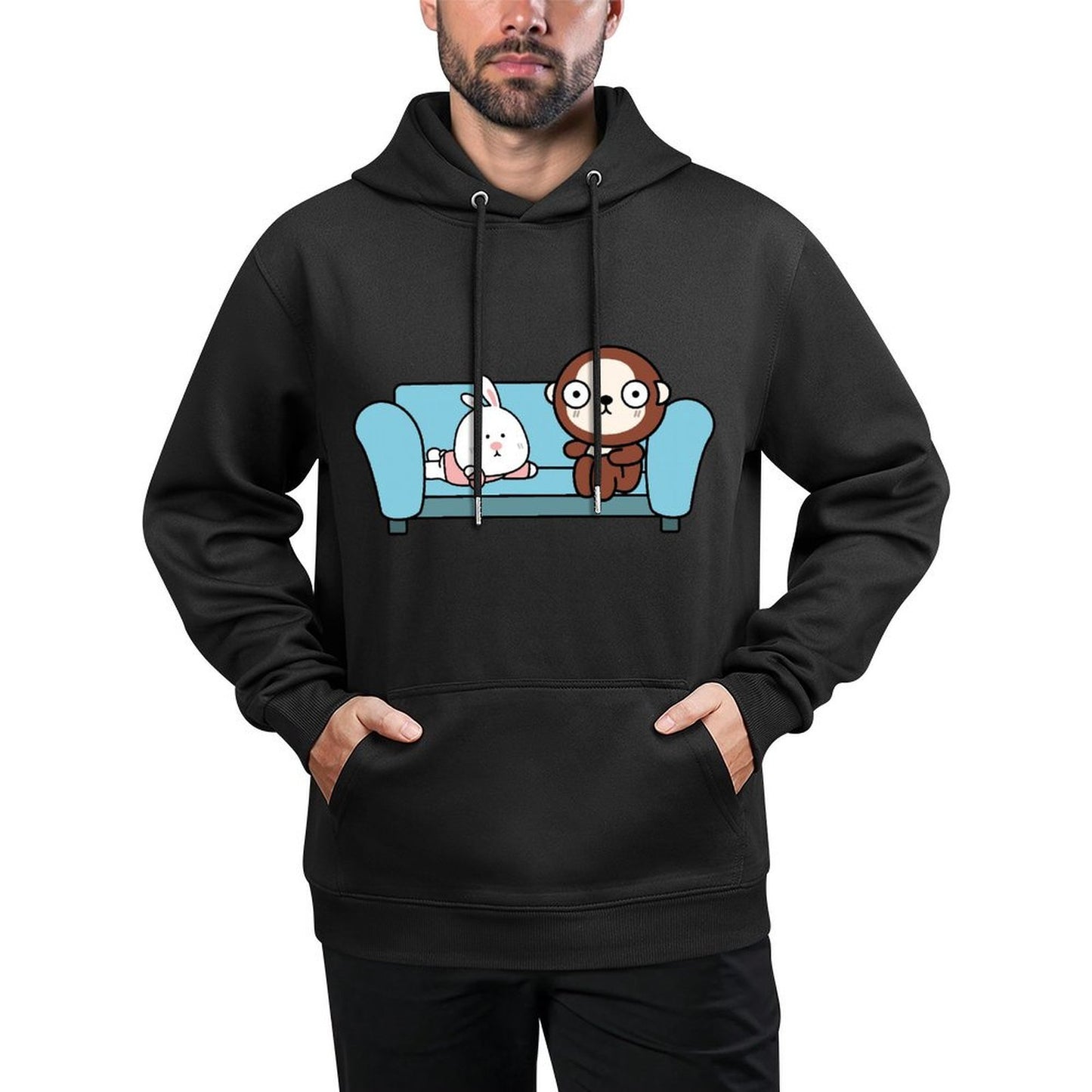 IPBR 250g Hooded Pocket Sweatshirt Front GraphicMen's Hooded  Sweatshirt4000854