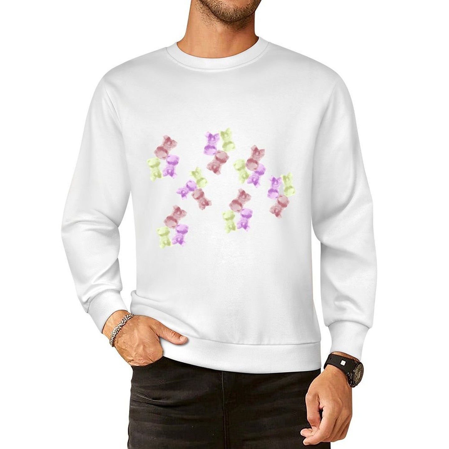 Long Sleeve With Front PatternIndoor LooseFit