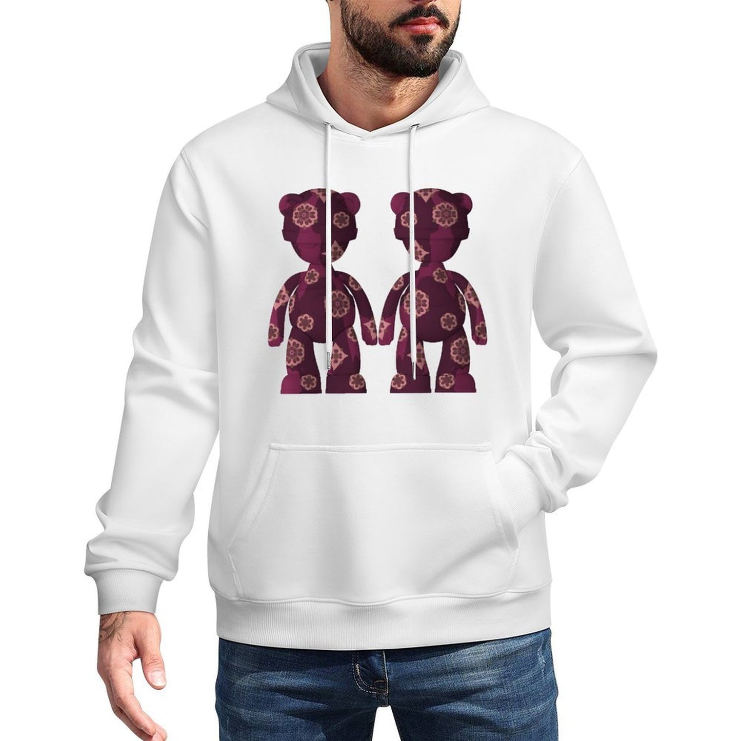 IPIB 250g Hooded Pocket Sweatshirt Front GraphicMen's Hooded  Sweatshirt6000091-2