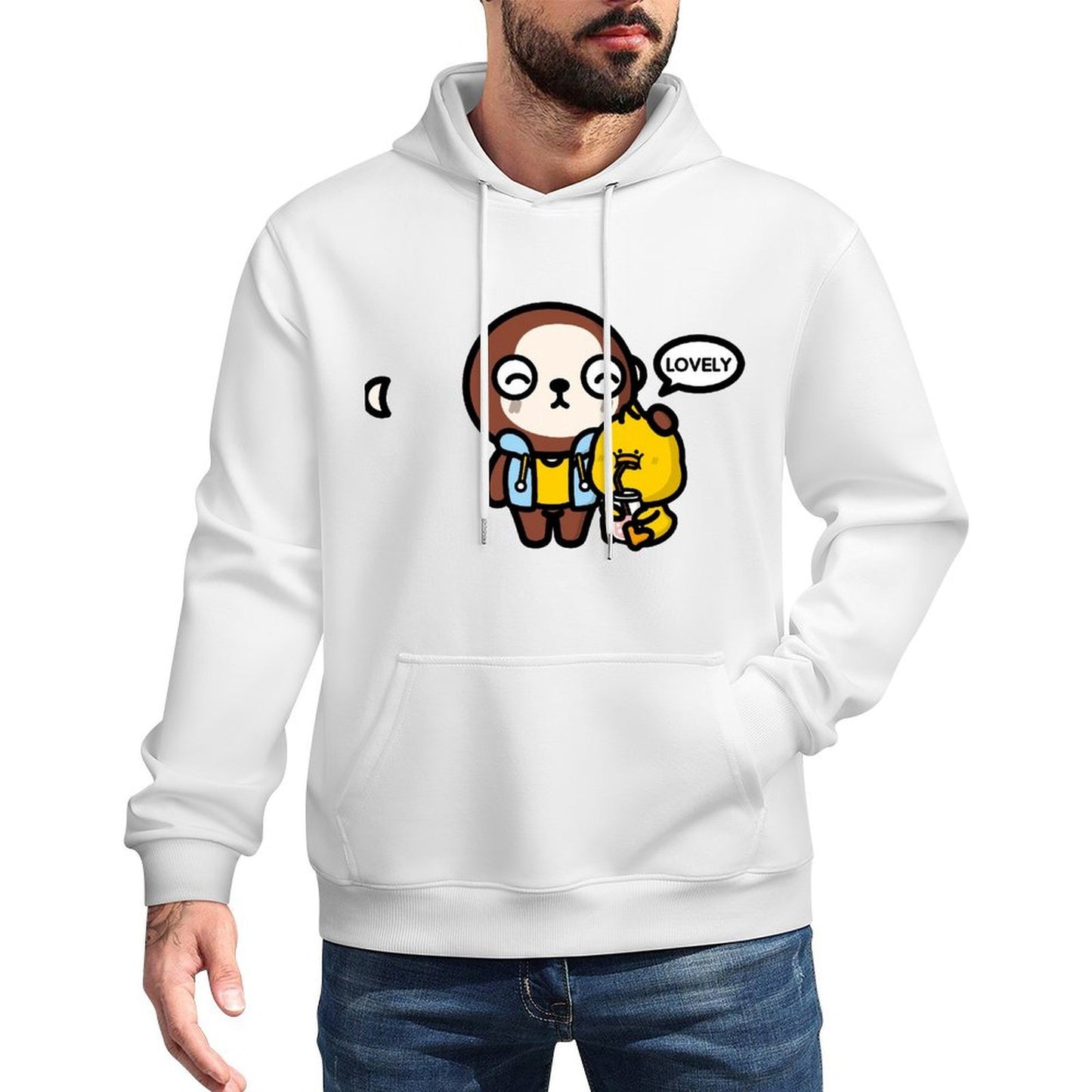 IPBR 250g Hooded Pocket Sweatshirt Front GraphicMen's Hooded  Sweatshirt4001238