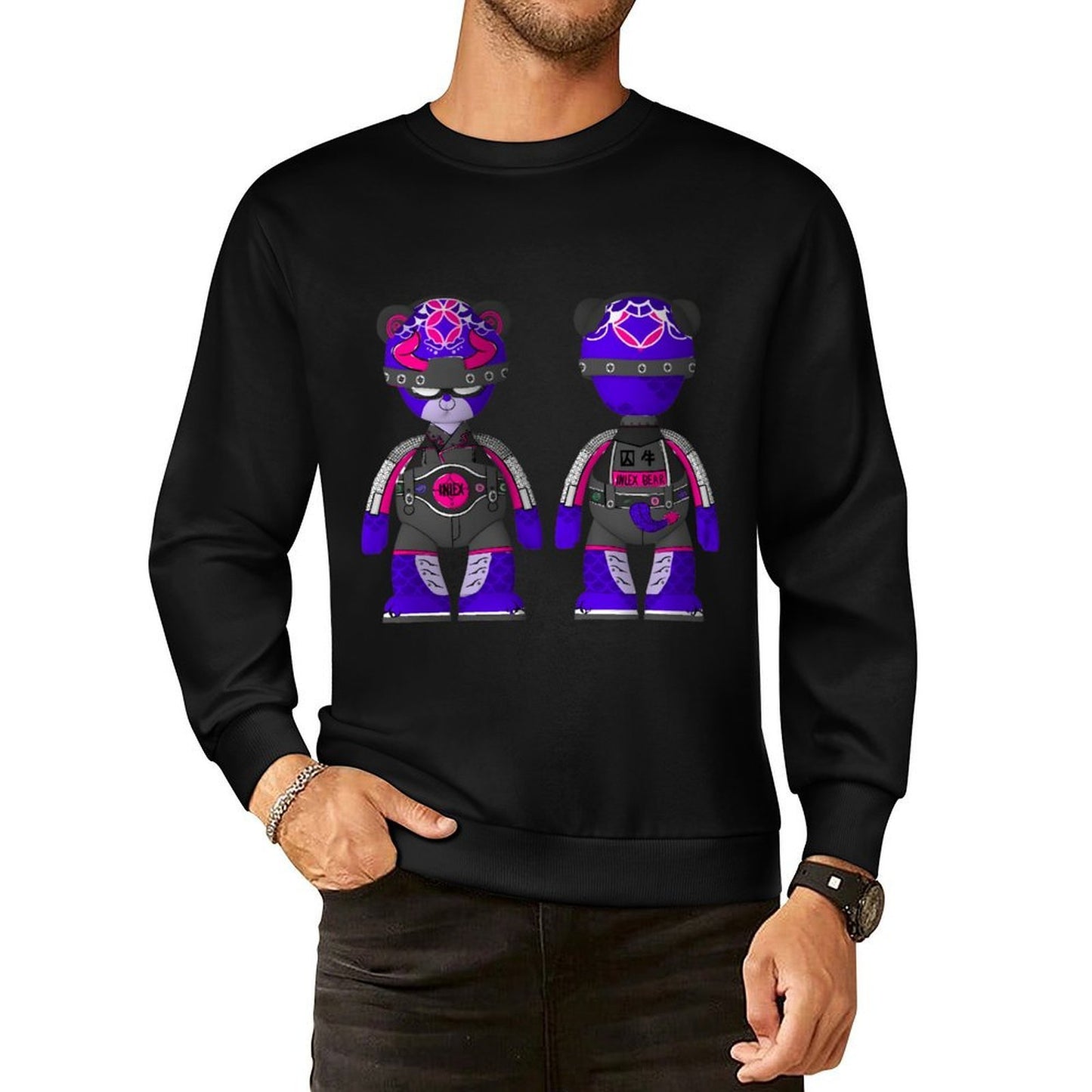 IPIB 250g Crew Neck Long Sleeve Sweatshirt Front GraphicCrew Neck Long Sleeve Sweatshirt6000095-4