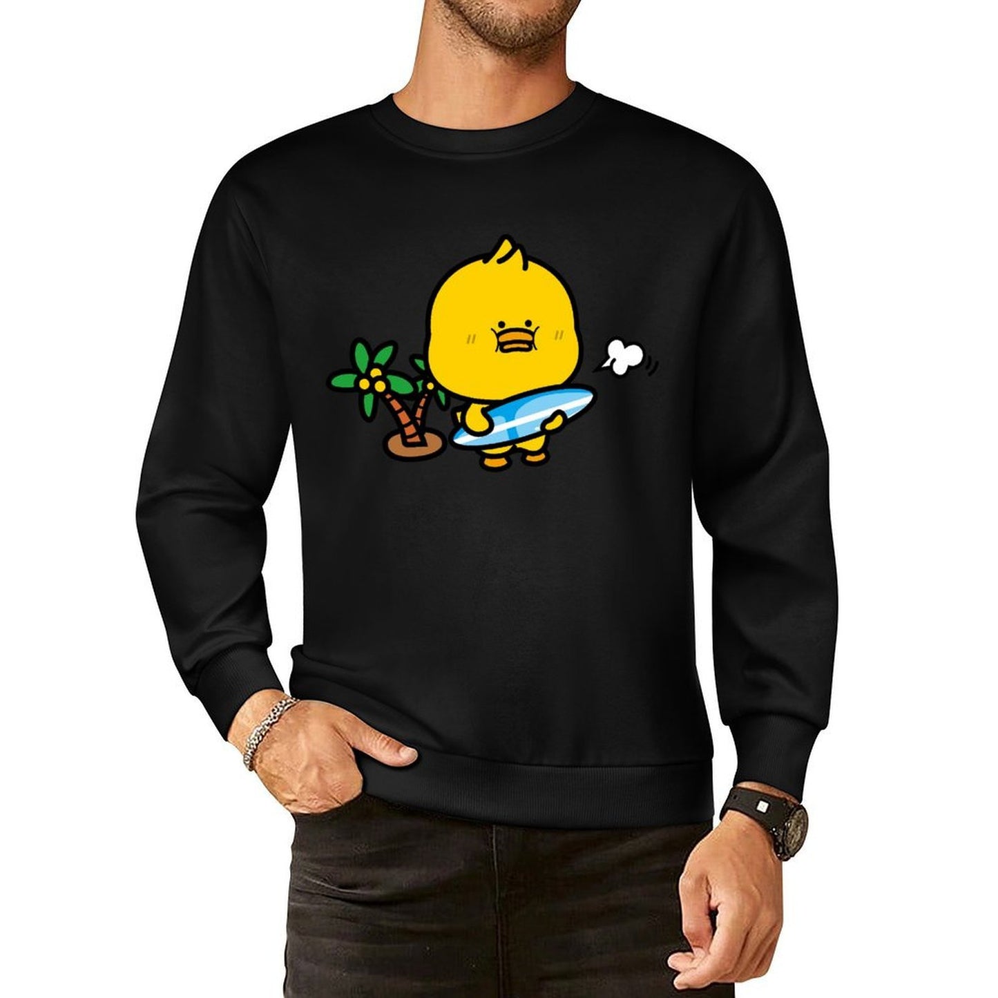 IPBR 250g Crew Neck Long Sleeve Sweatshirt Front GraphicCrew Neck Long Sleeve Sweatshirt4001121