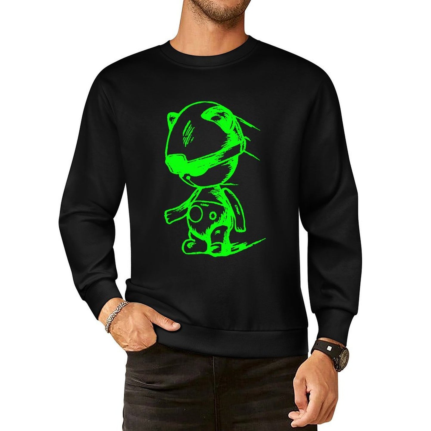 IPIB 250g Crew Neck Long Sleeve Sweatshirt Front GraphicCrew Neck Long Sleeve Sweatshirt6000053-5