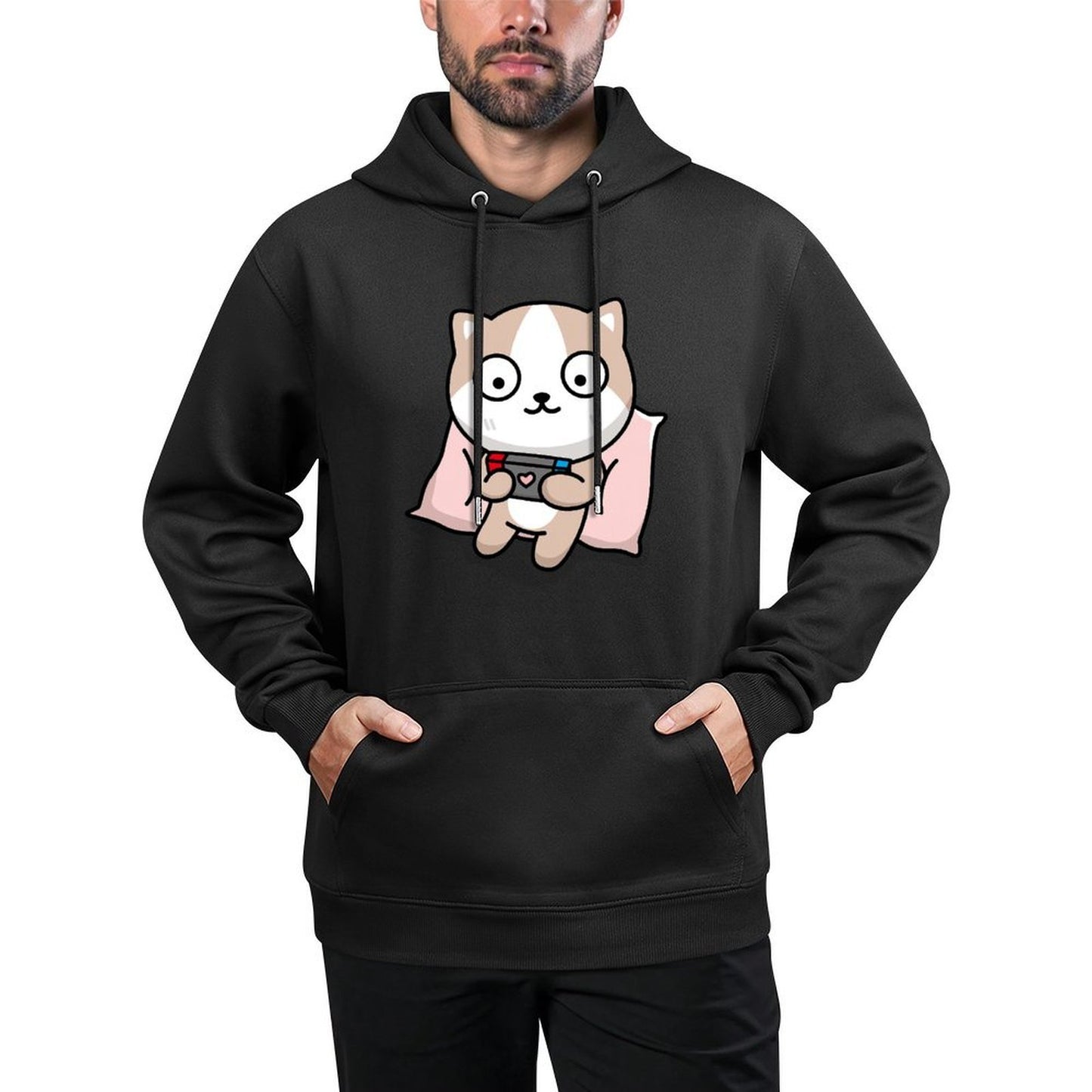 IPBR 250g Hooded Pocket Sweatshirt Front GraphicMen's Hooded  Sweatshirt4000111