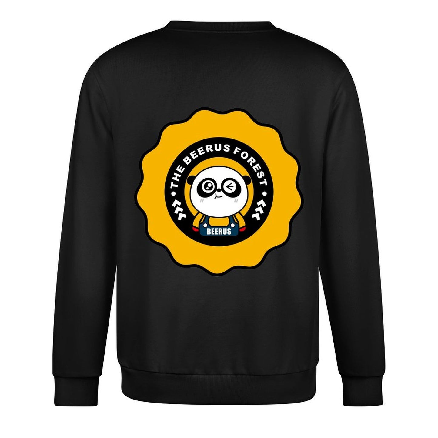 Long-sleeved crew neck sweatshirtDouble-Stitched Refined Long Sleeve