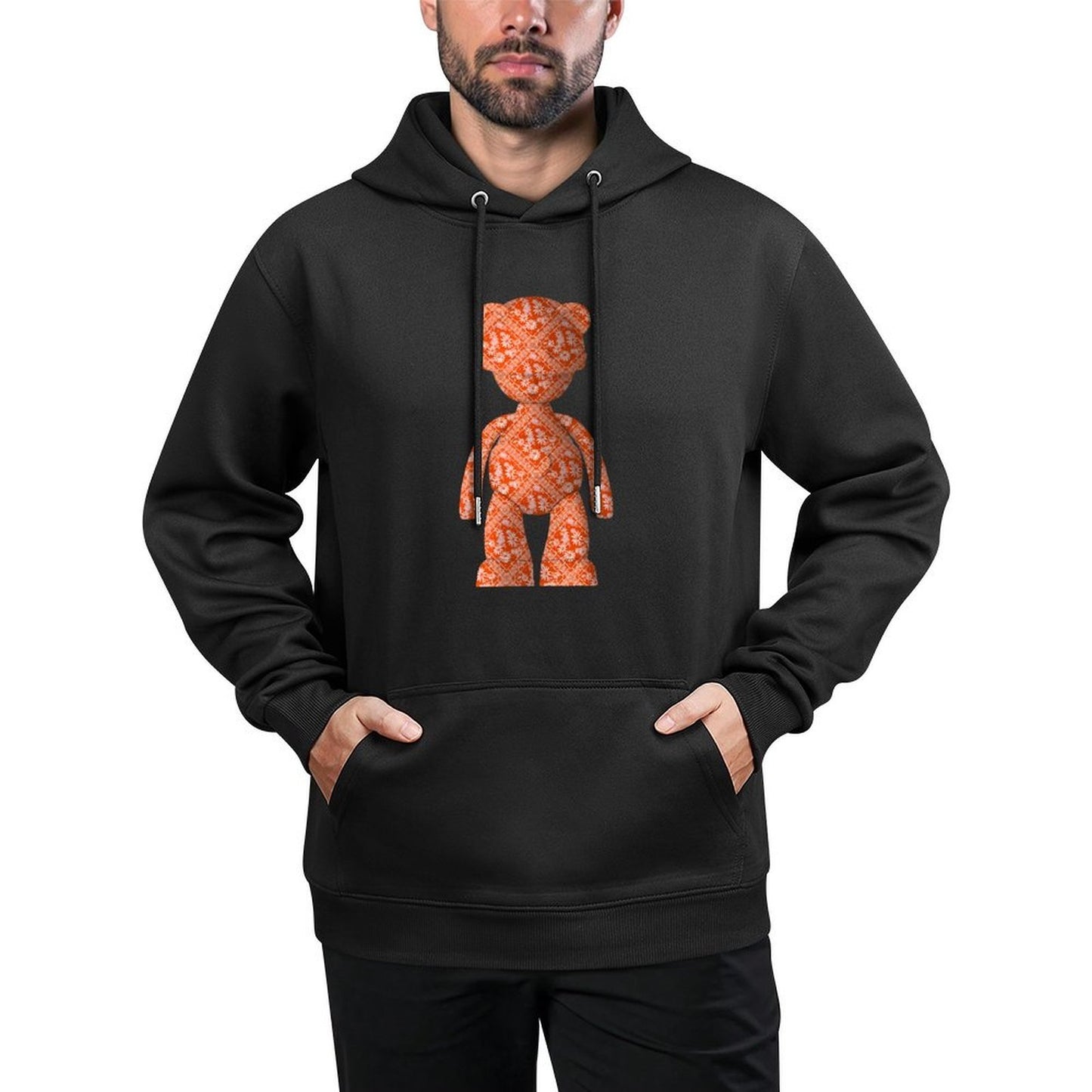 IPIB 250g Hooded Pocket Sweatshirt Front GraphicMen's Hooded  Sweatshirt6000117-2