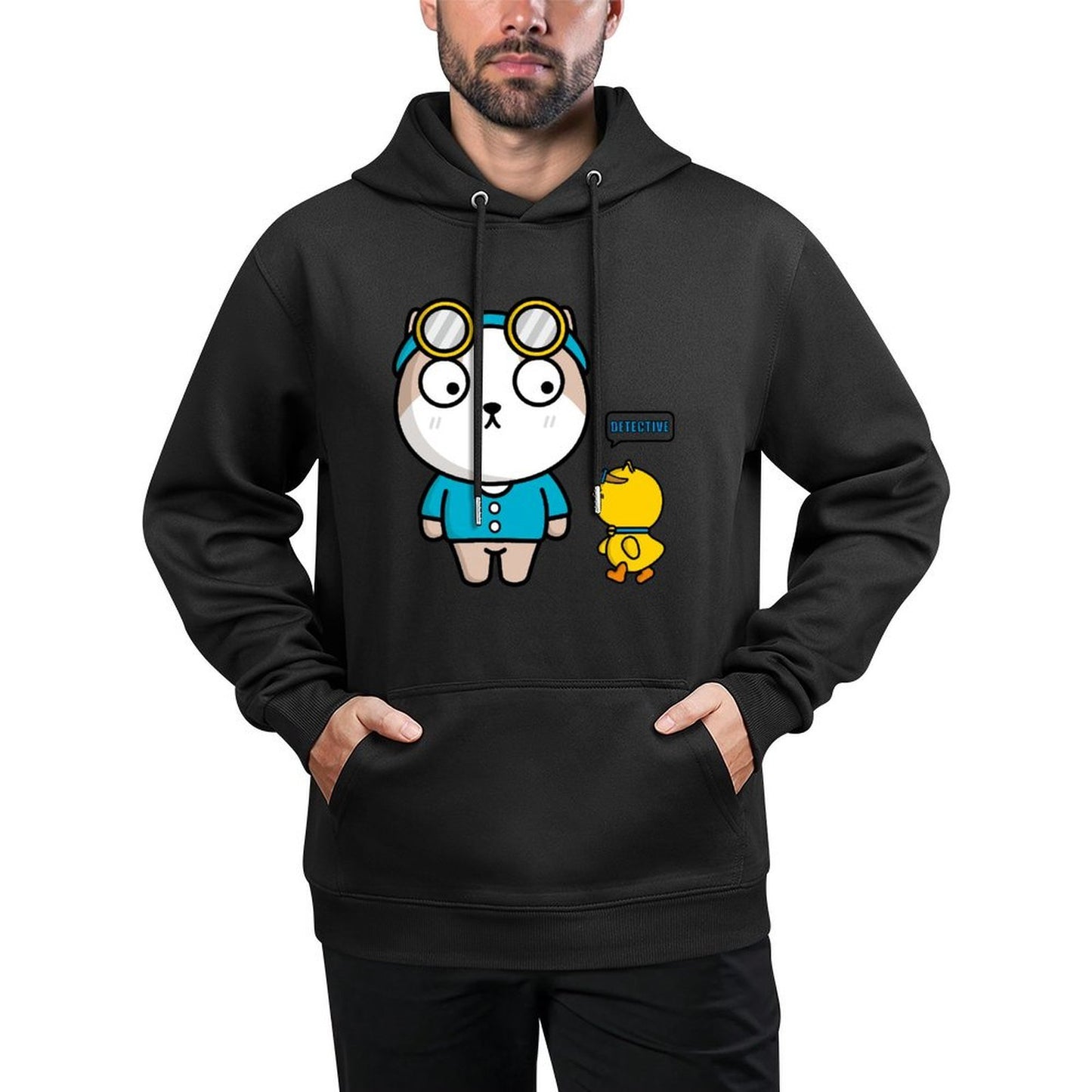 IPBR 250g Hooded Pocket Sweatshirt Front GraphicMen's Hooded  Sweatshirt4000873