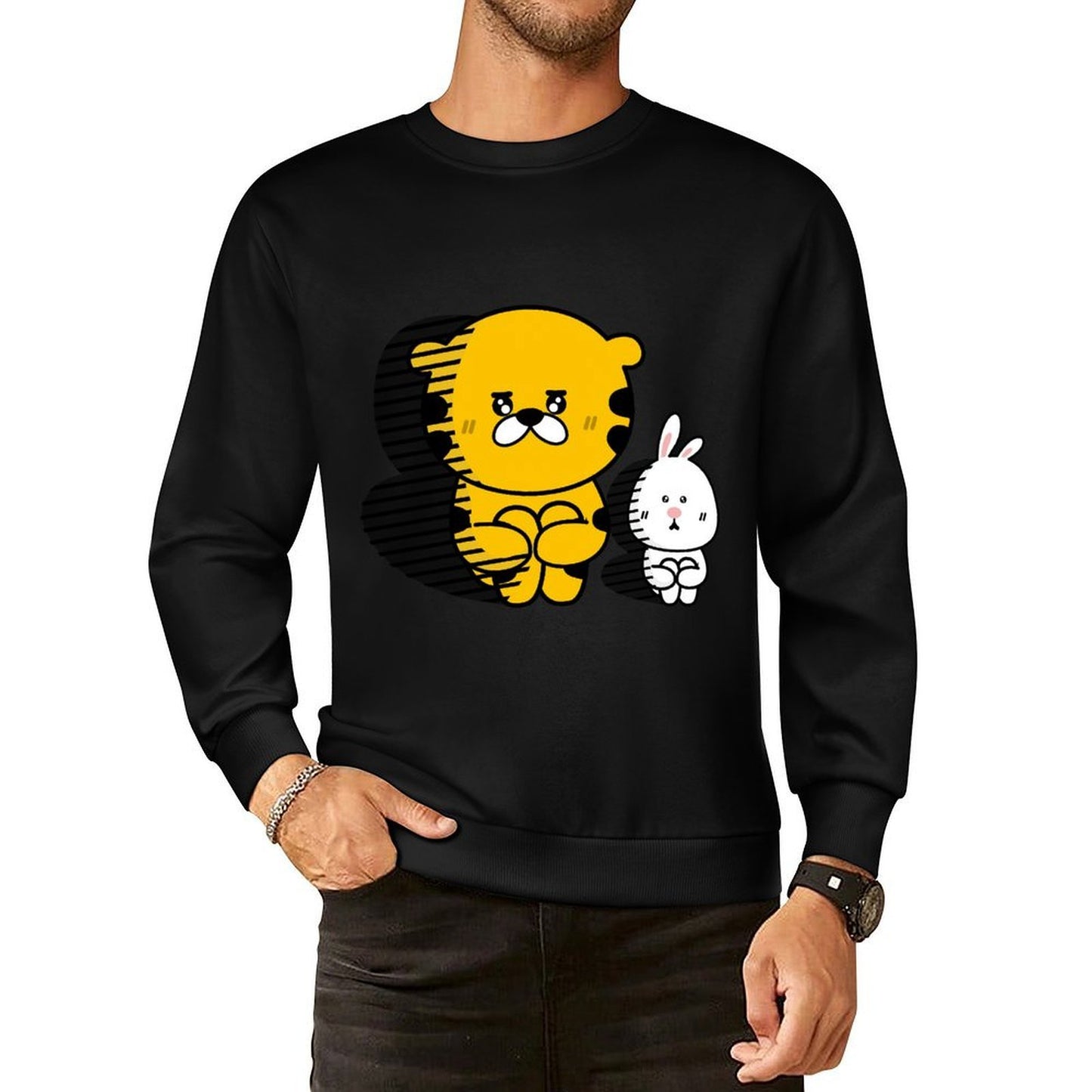 IPBR 250g Crew Neck Long Sleeve Sweatshirt Front GraphicCrew Neck Long Sleeve Sweatshirt4000546