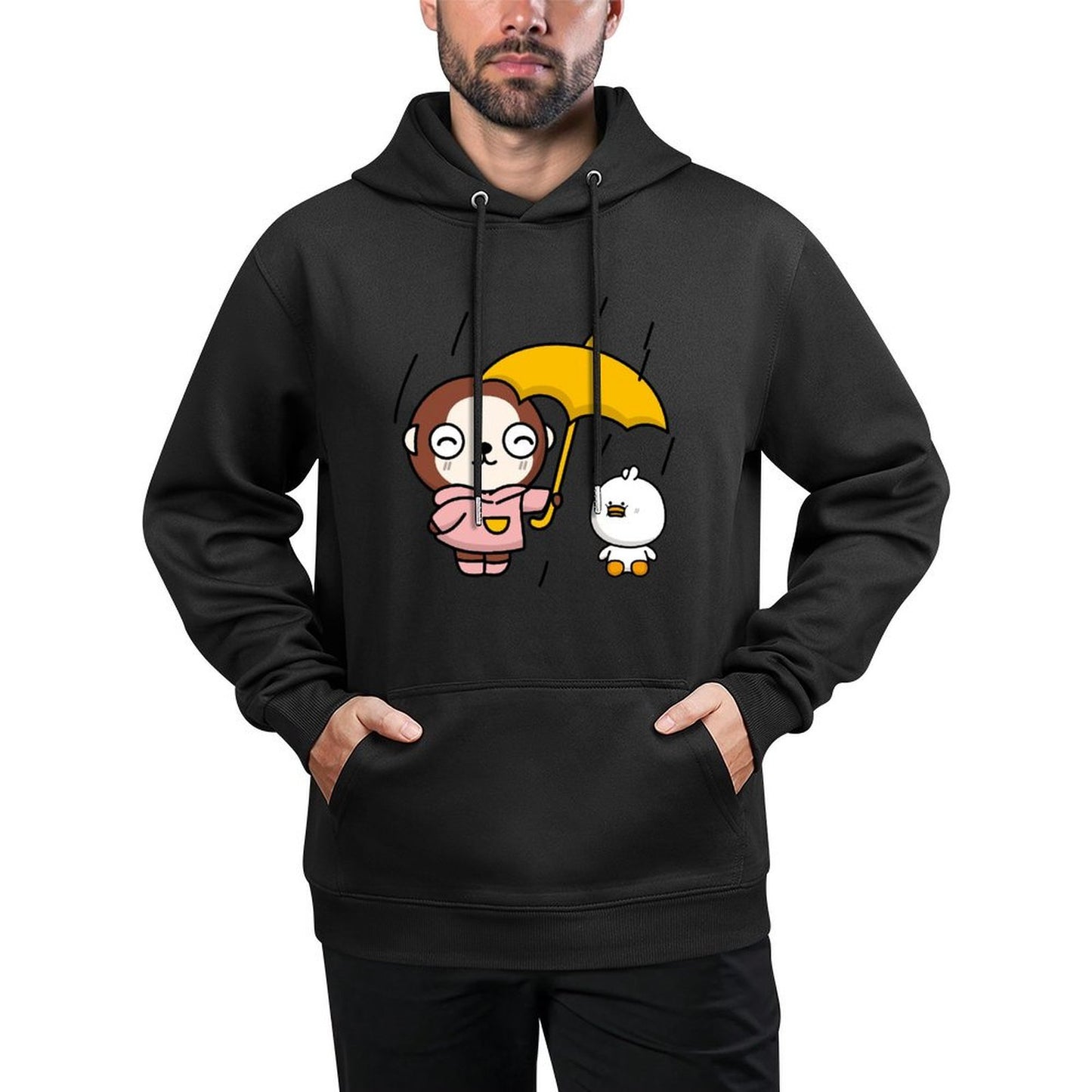 IPBR 250g Hooded Pocket Sweatshirt Front GraphicMen's Hooded  Sweatshirt4000230