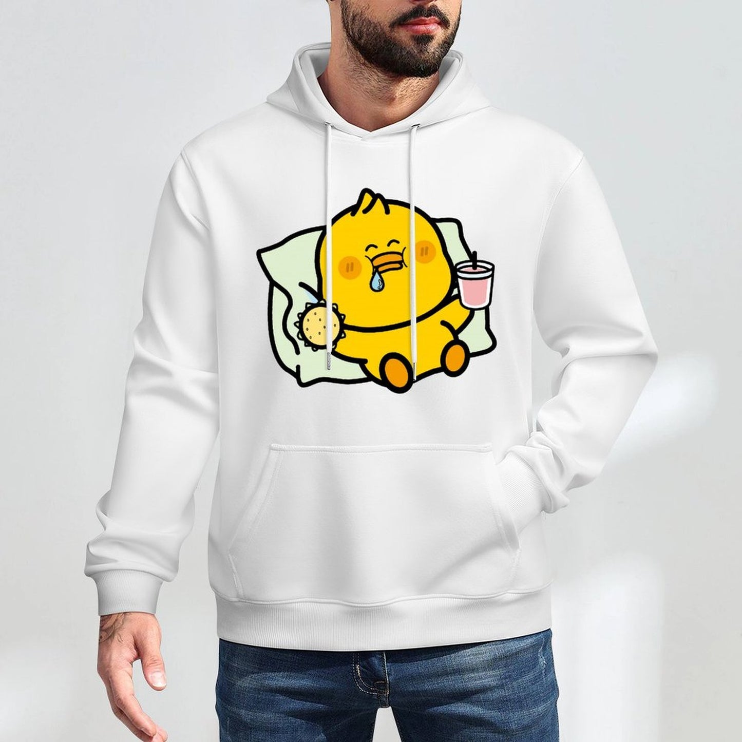 Vintage RegularFit Front Graphic Hoodies