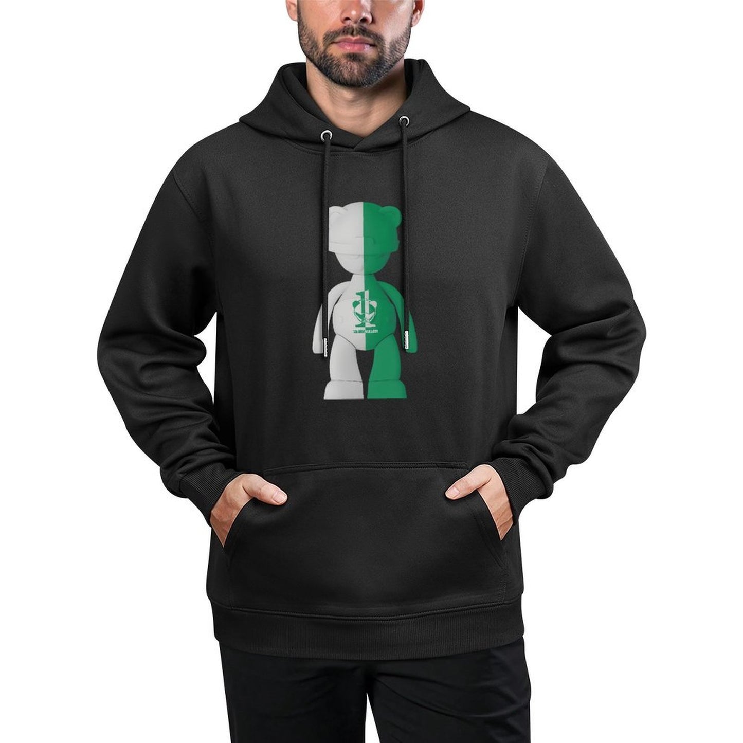 IPIB 250g Hooded Pocket Sweatshirt Front GraphicMen's Hooded  Sweatshirt6000140-3