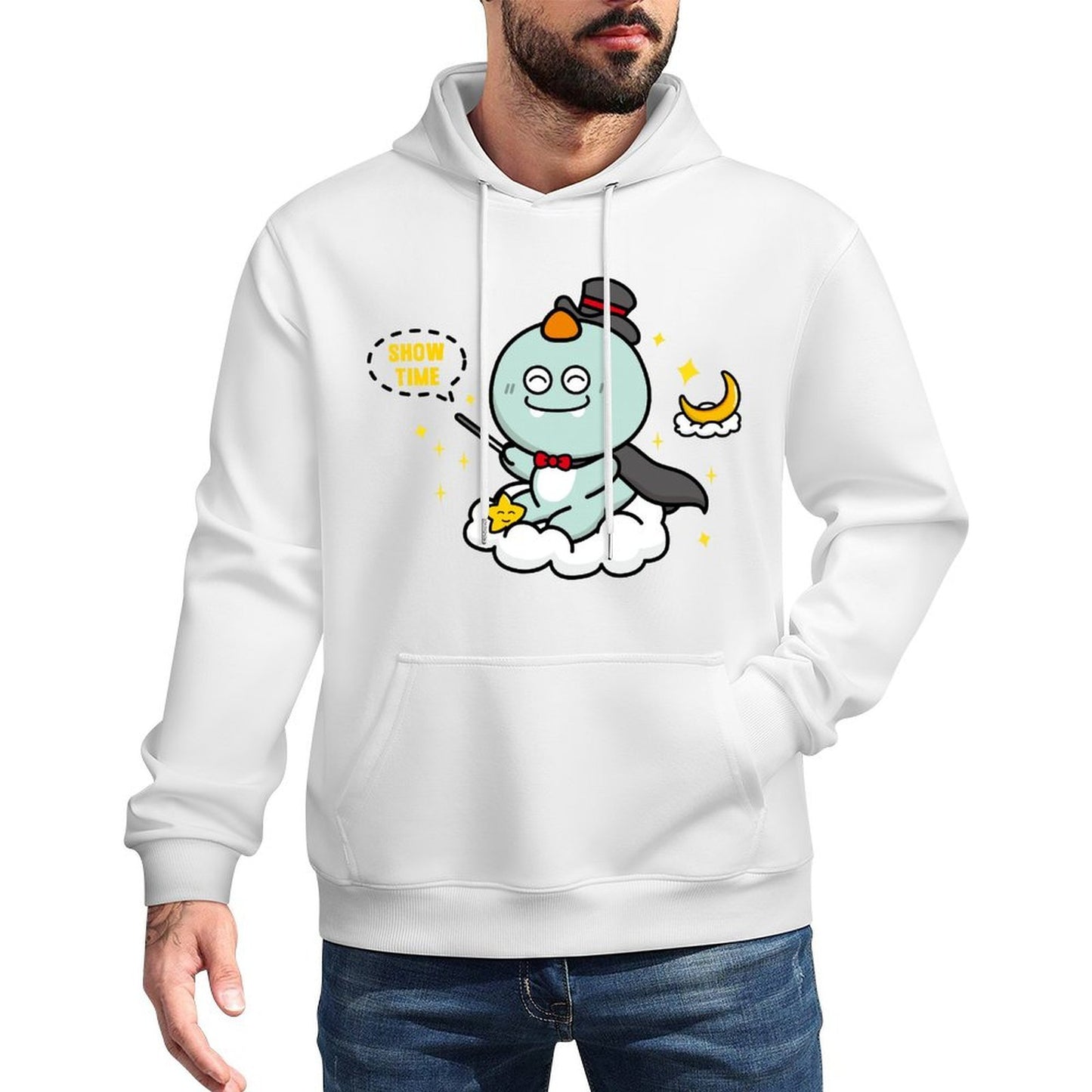 IPBR 250g Hooded Pocket Sweatshirt Front GraphicMen's Hooded  Sweatshirt4001396