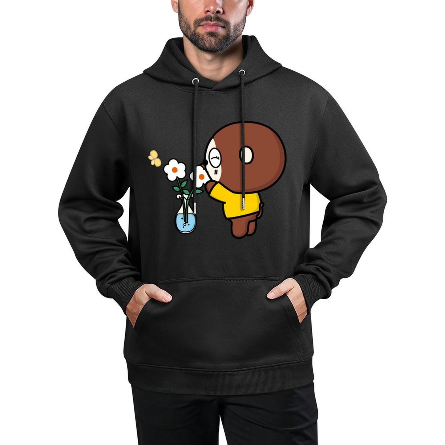 IPBR 250g Hooded Pocket Sweatshirt Front GraphicMen's Hooded  Sweatshirt4001338