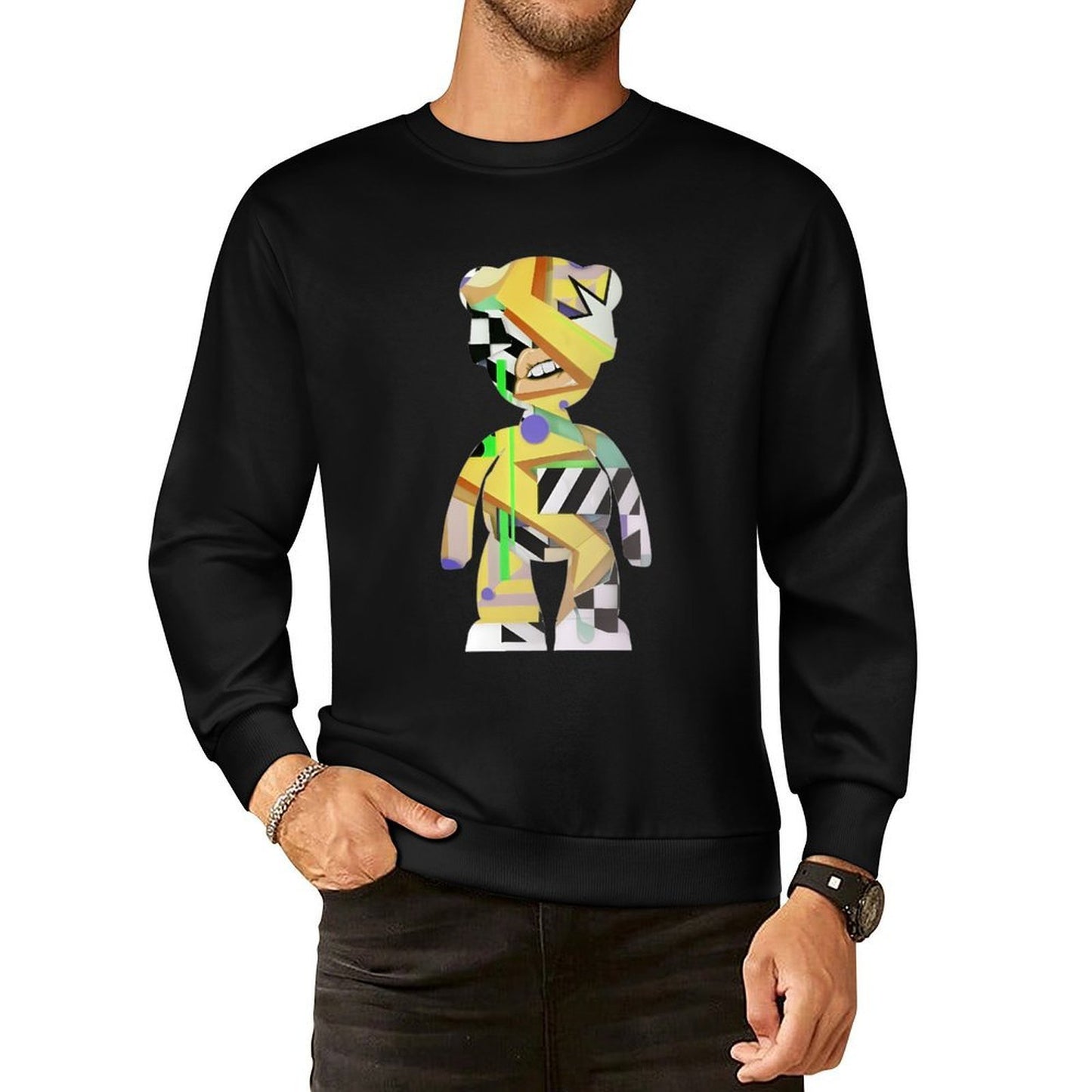 IPIB 250g Crew Neck Long Sleeve Sweatshirt Front GraphicCrew Neck Long Sleeve Sweatshirt6000138-3