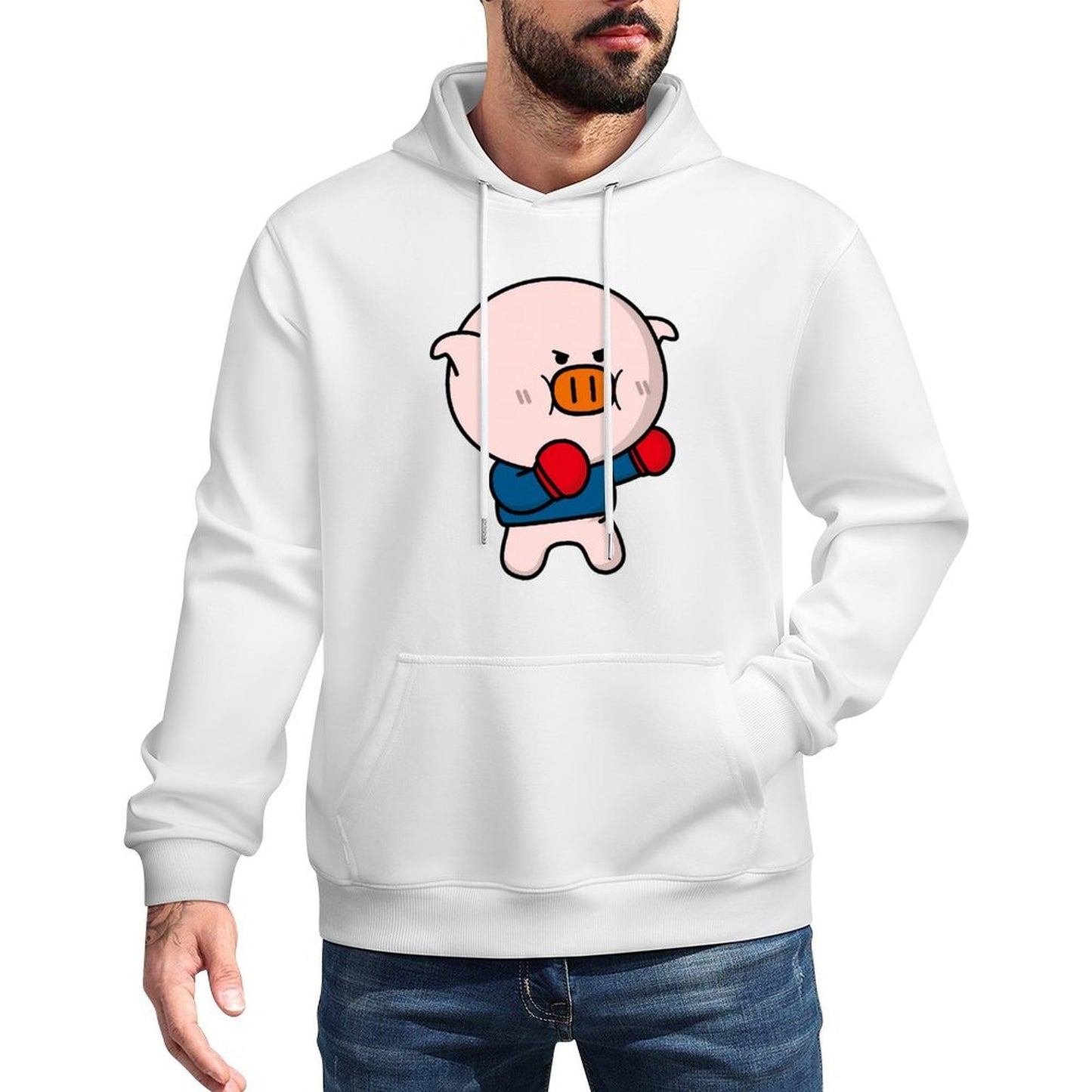 IPBR 250g Hooded Pocket Sweatshirt Front GraphicMen's Hooded  Sweatshirt4000876