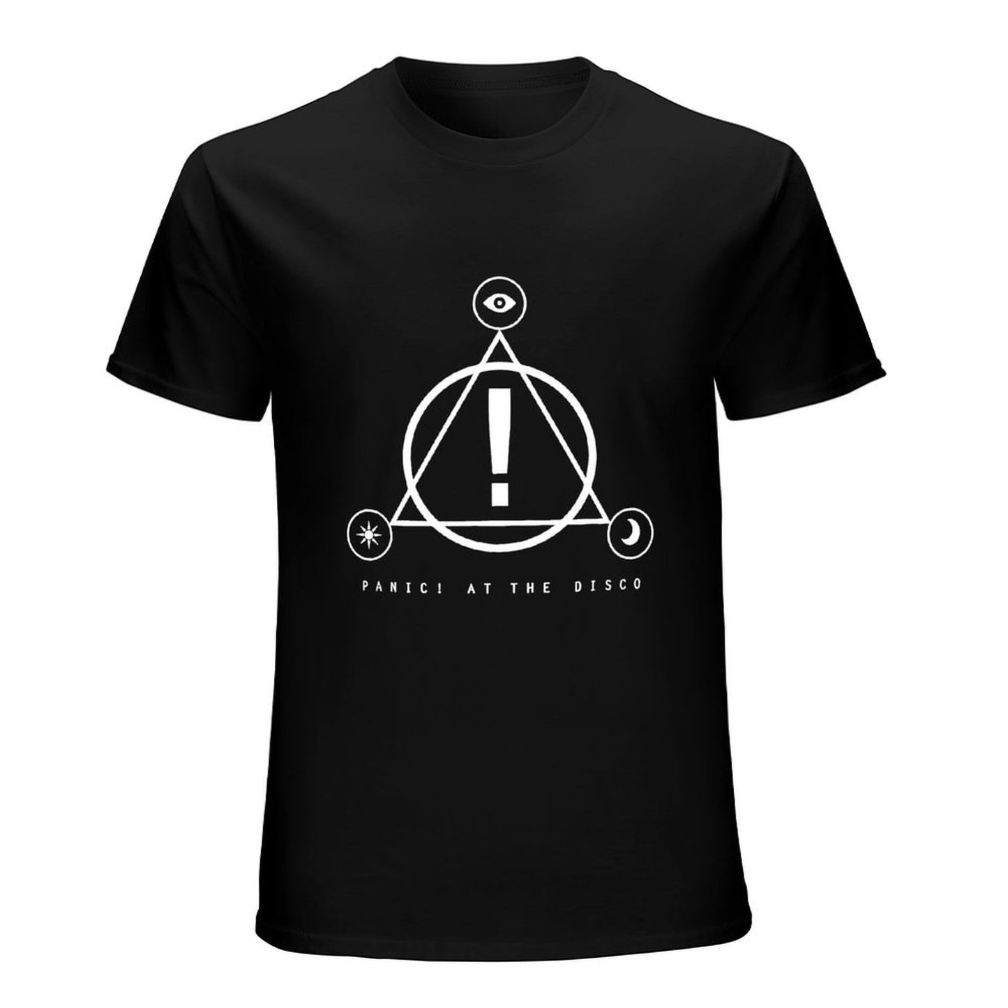 Inkmay Casual Cotton T-shirt Geometric Design With Circular Elements And Unisex T-shirtHigh-Quality Vibrant Colors T-Shirt