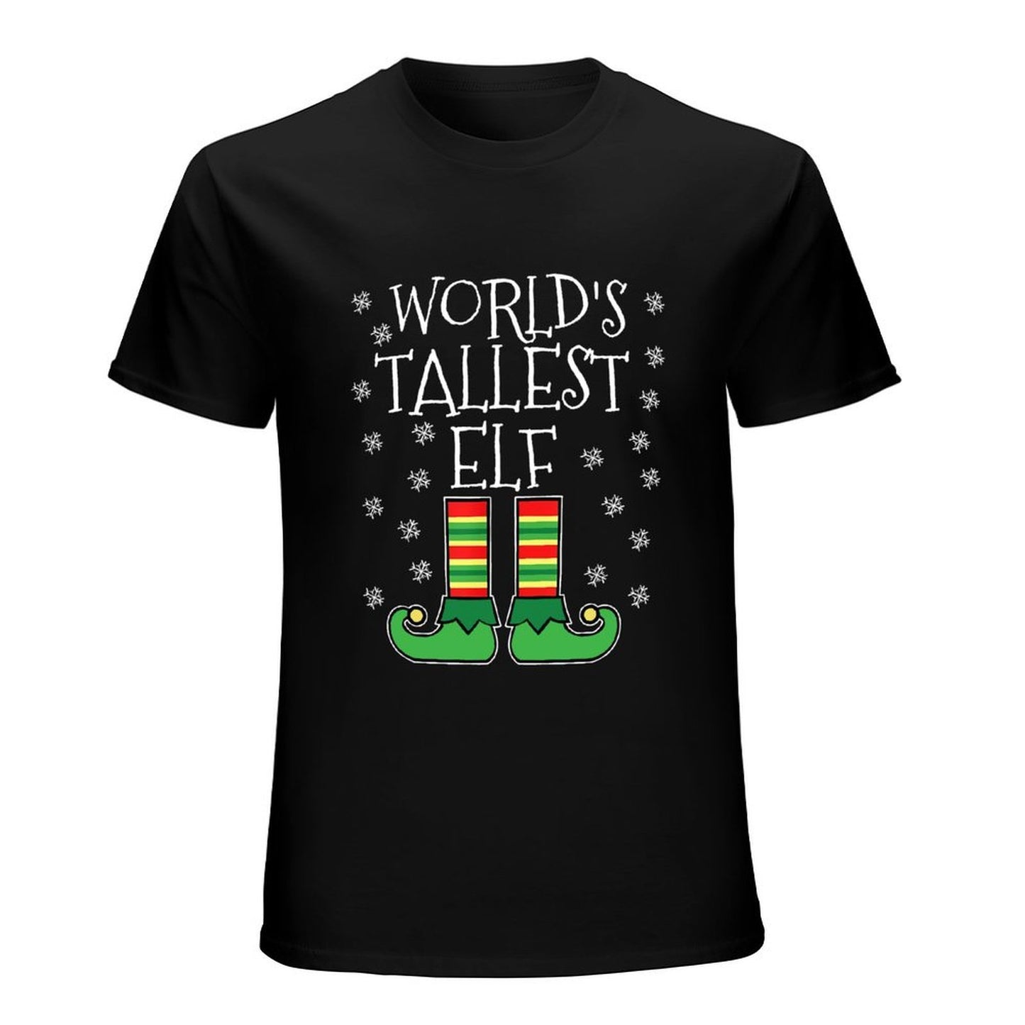 Inkmay Casual Cotton T-shirt Green Elf Shoes With Stripes Unisex T-shirtClassic Heritage T-Shirt