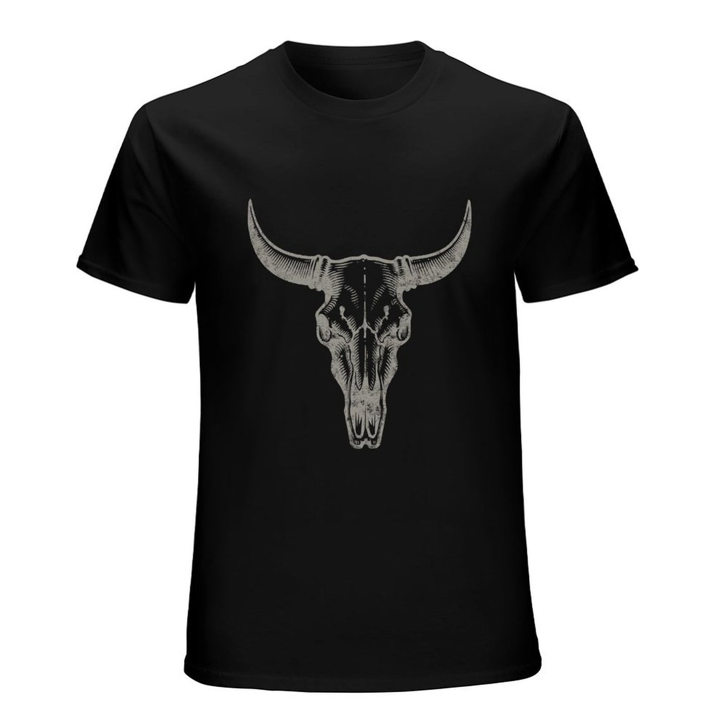 Inkmay Casual Cotton T-shirt Solid Gray Background With White Edge Unisex T-shirtPremium Clean Edges T-Shirt