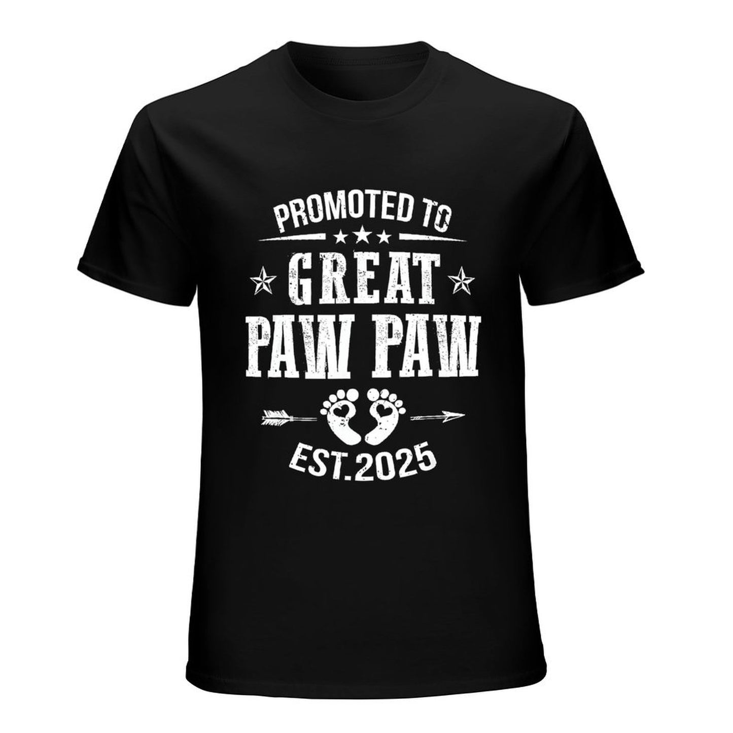 Inkmay Casual Cotton T-shirt Promoted To Great Paw Paw Est2025 Unisex T-shirt