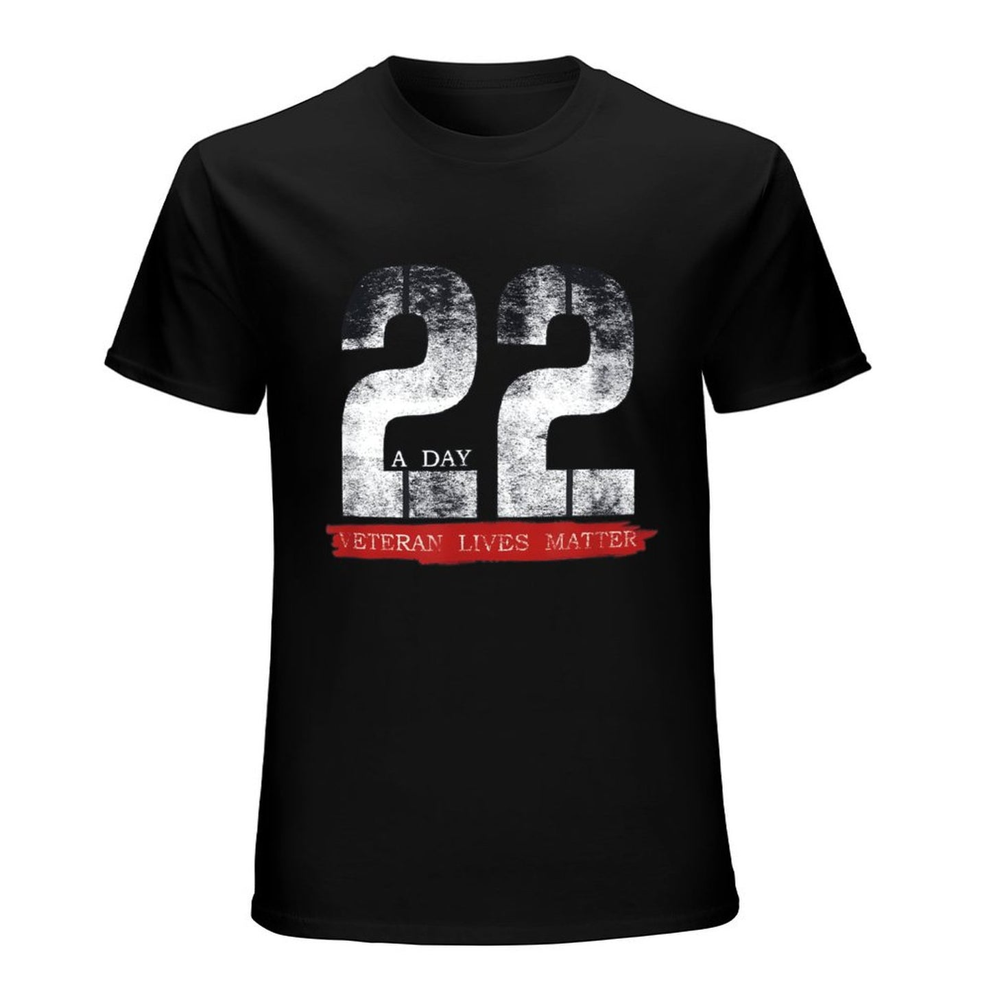 Inkmay Casual Cotton T-shirt A Day Twenty Two Veteran Lives Unisex T-shirtTrueStyle ActiveStyle T-Shirt