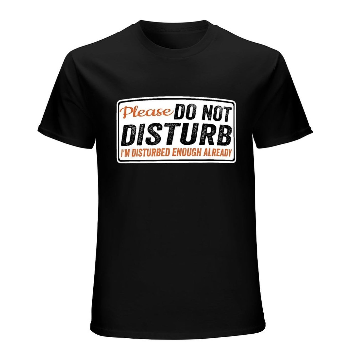 Inkmay Casual Cotton T-shirt Please Do Not Disturb I Unisex T-shirtSimpleFit StreetFit T-Shirt