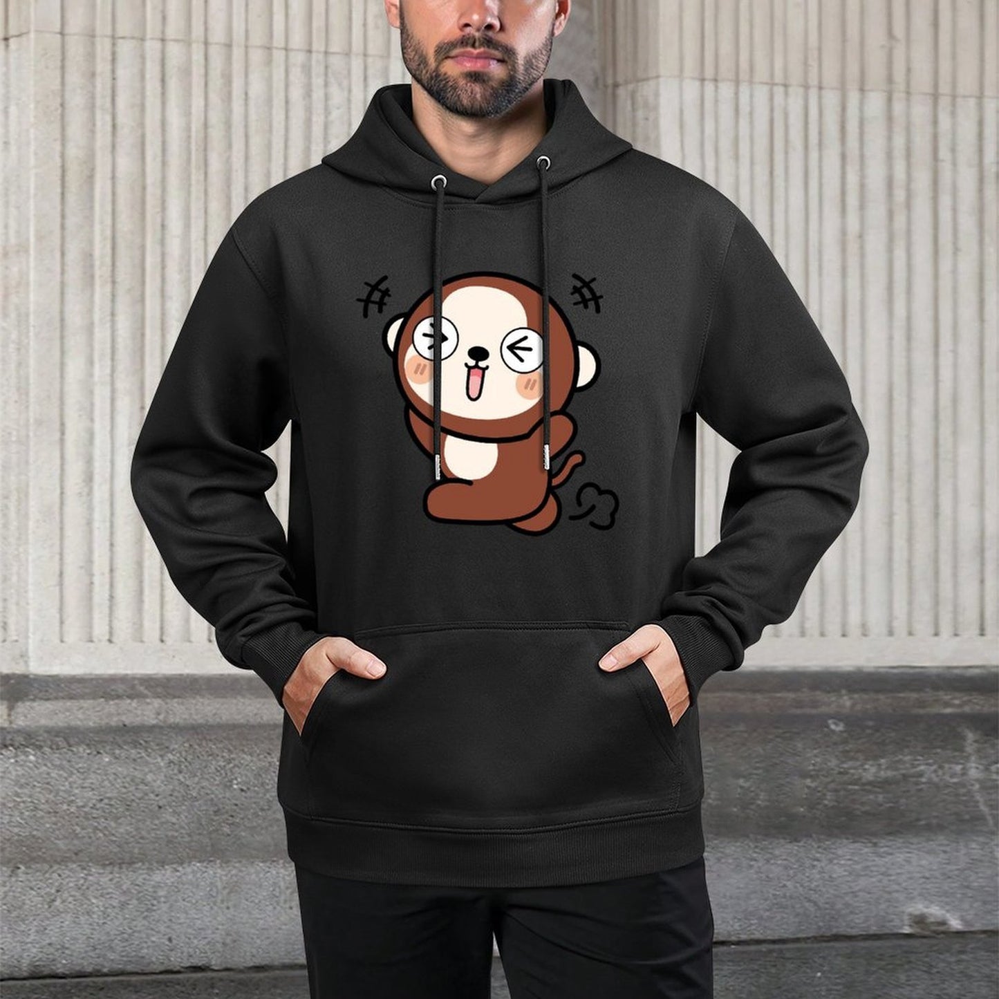 Strong Vintage Front Graphic Hoodies