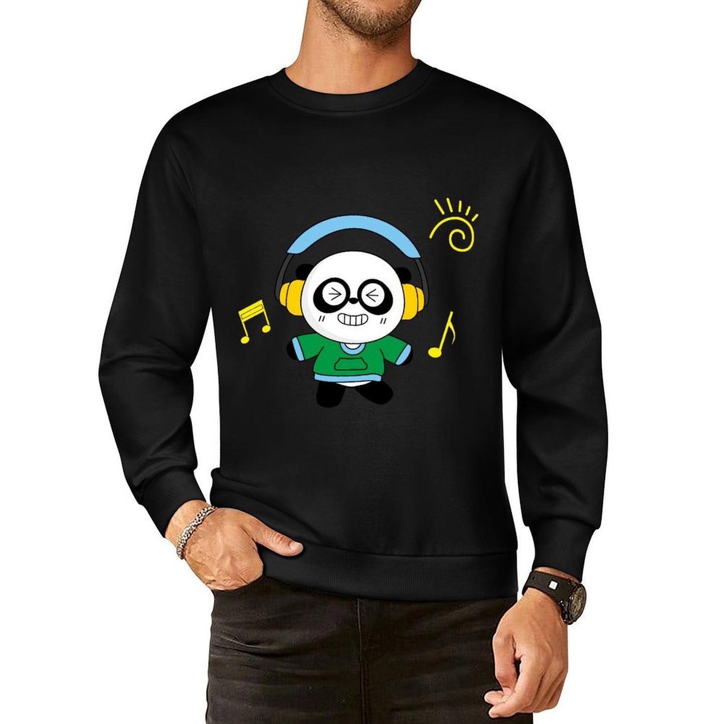 IPBR 250g Crew Neck Long Sleeve Sweatshirt Front GraphicCrew Neck Long Sleeve Sweatshirt4000772