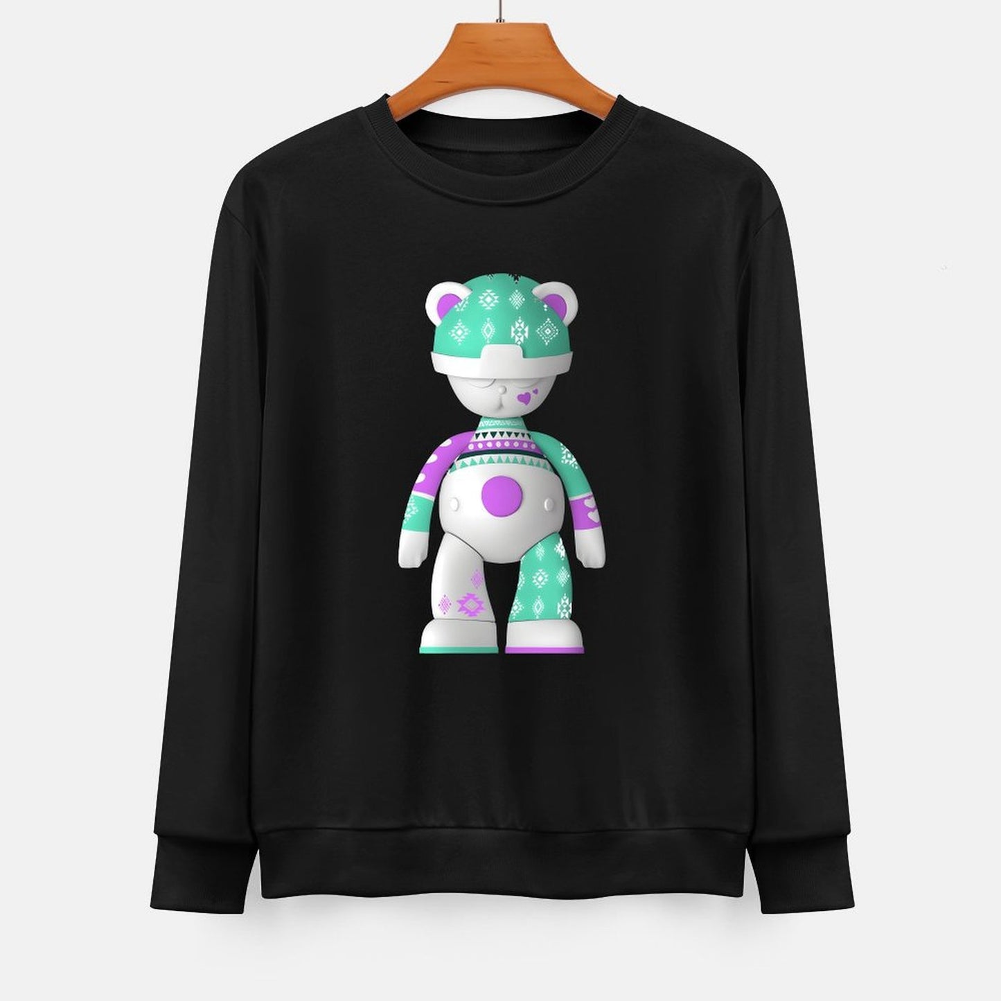 IPIB 250g Crew Neck Long Sleeve Sweatshirt Front GraphicCrew Neck Long Sleeve Sweatshirt6000106-3