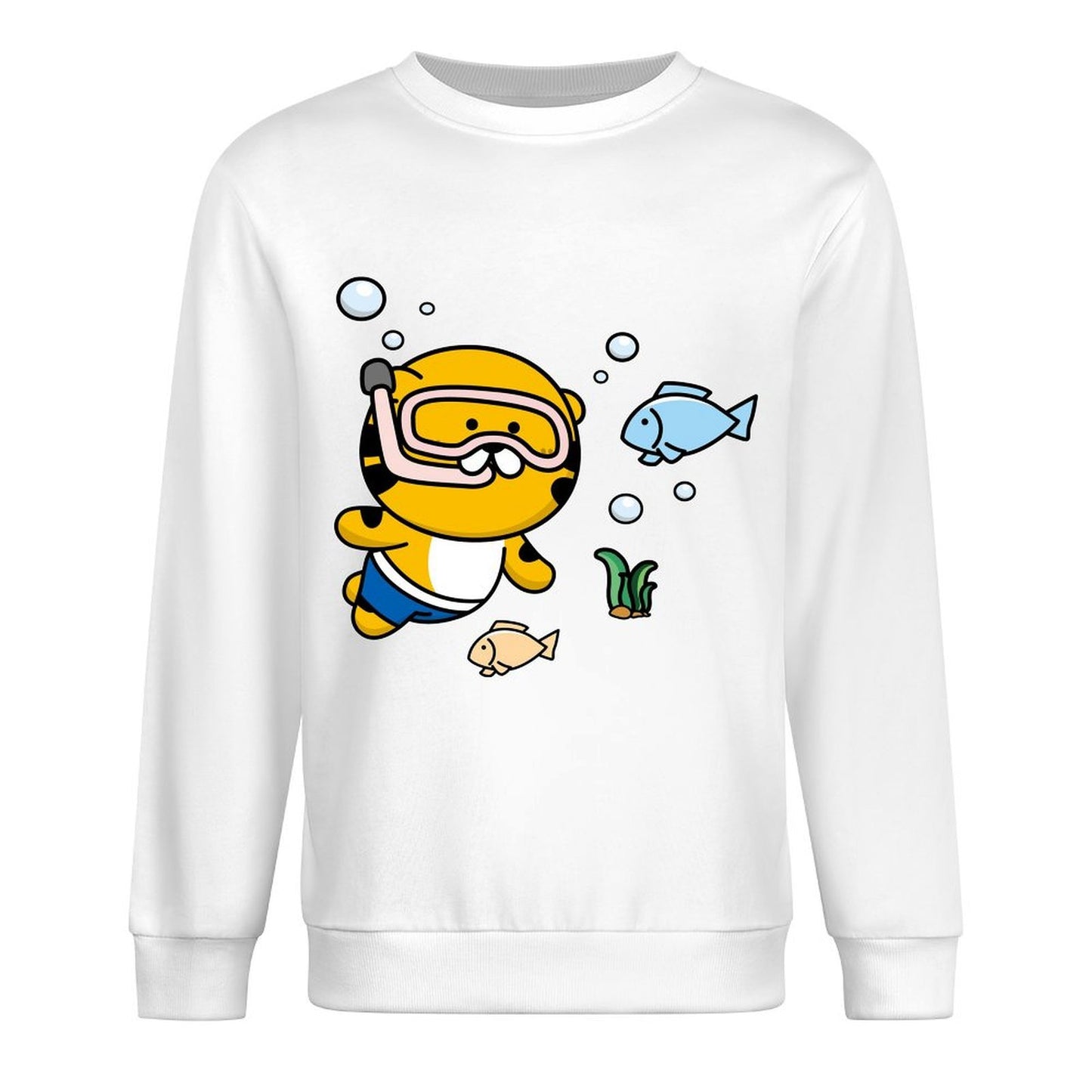 IPBR 250g Crew Neck Long Sleeve Sweatshirt Front GraphicCrew Neck Long Sleeve Sweatshirt4000003