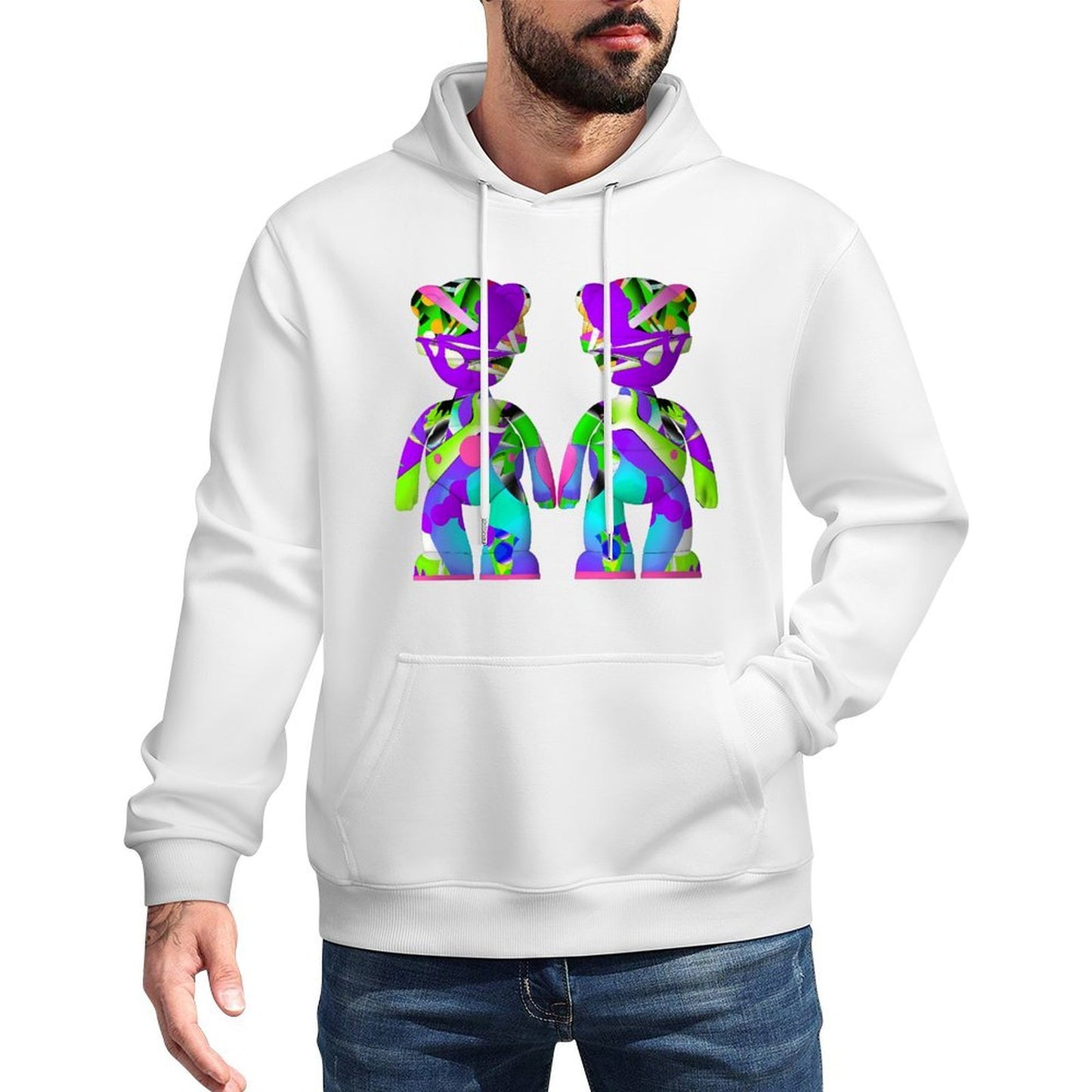 IPIB 250g Hooded Pocket Sweatshirt Front GraphicMen's Hooded  Sweatshirt6000146-2