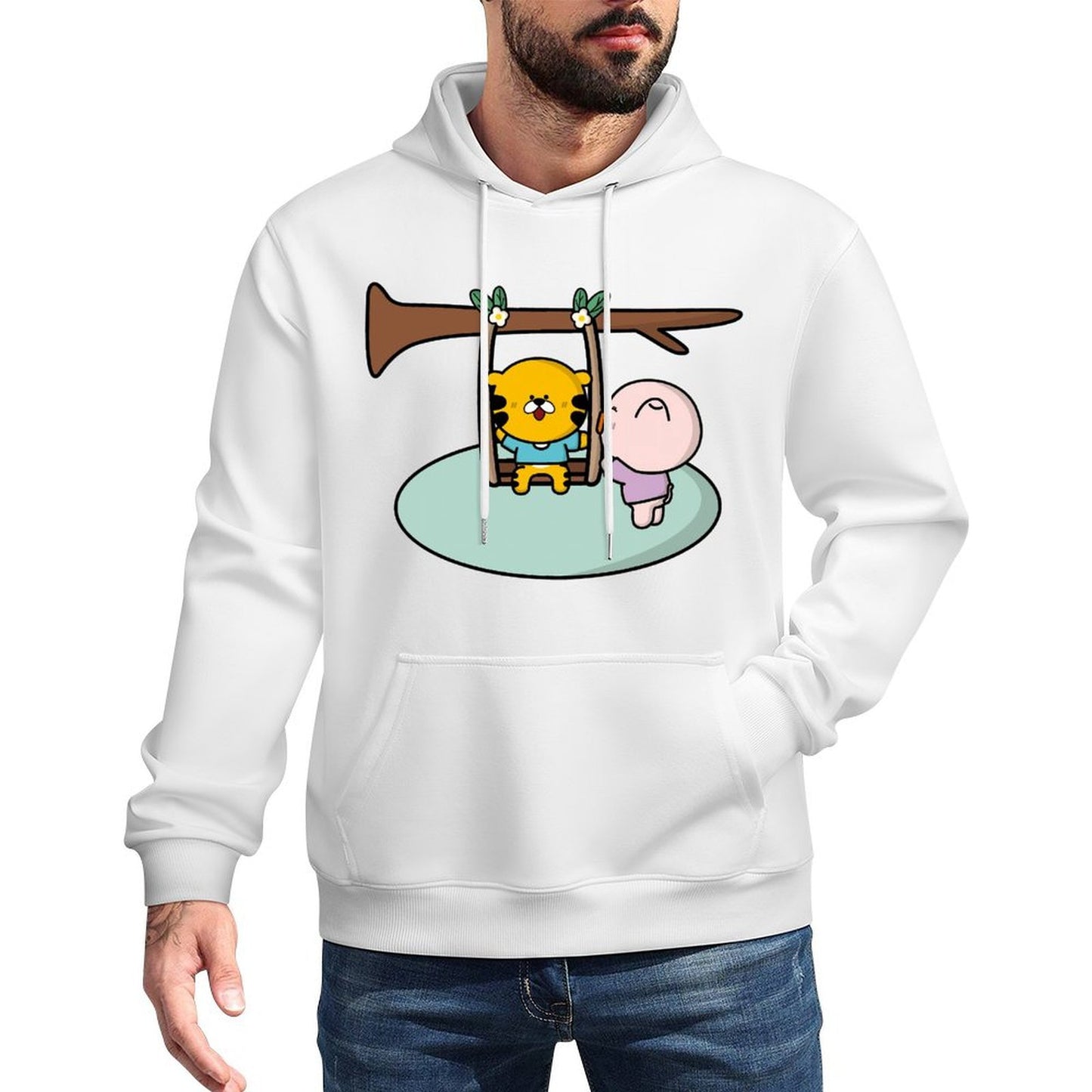 IPBR 250g Hooded Pocket Sweatshirt Front GraphicMen's Hooded  Sweatshirt4000848