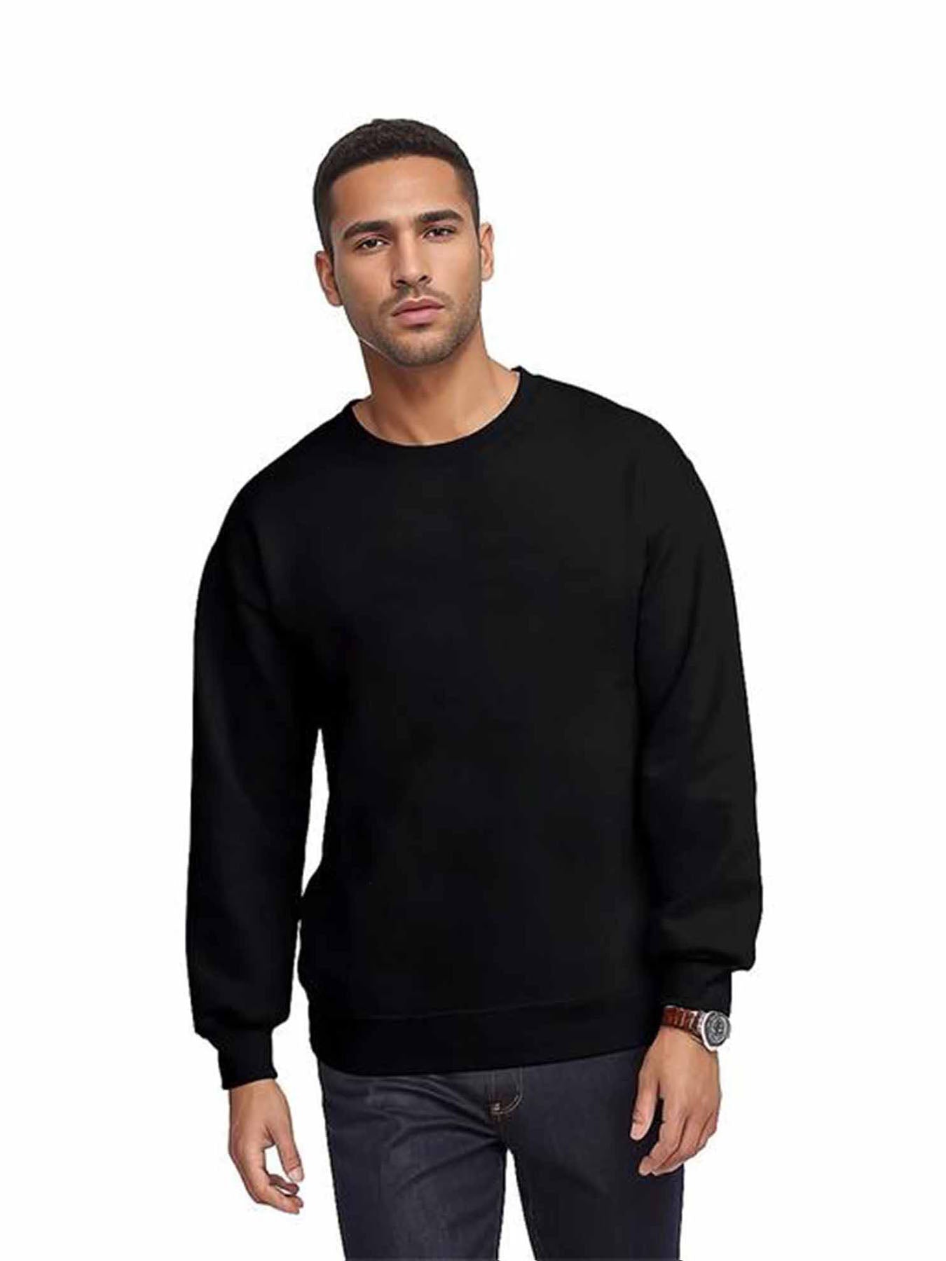 Round Neck Sweatshirt - Front Print Support personalized design