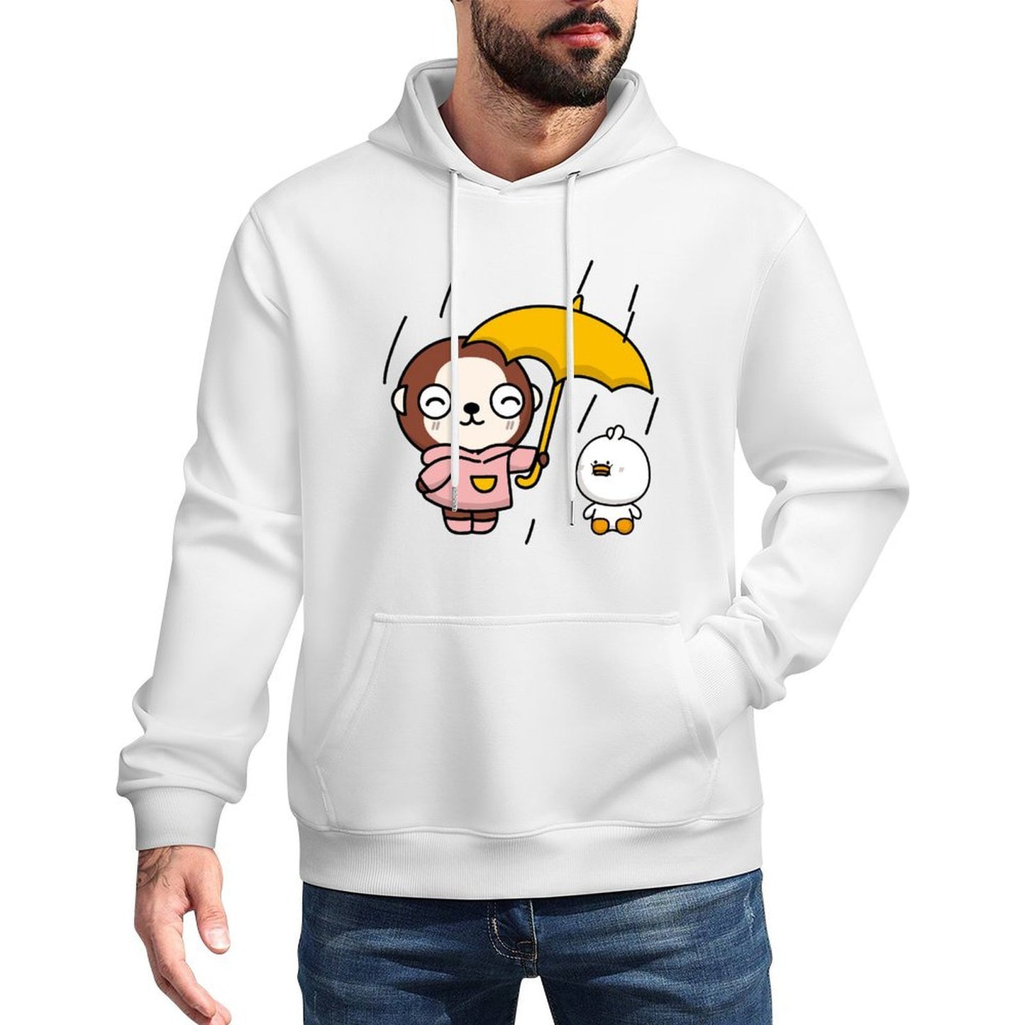IPBR 250g Hooded Pocket Sweatshirt Front GraphicMen's Hooded  Sweatshirt4000230