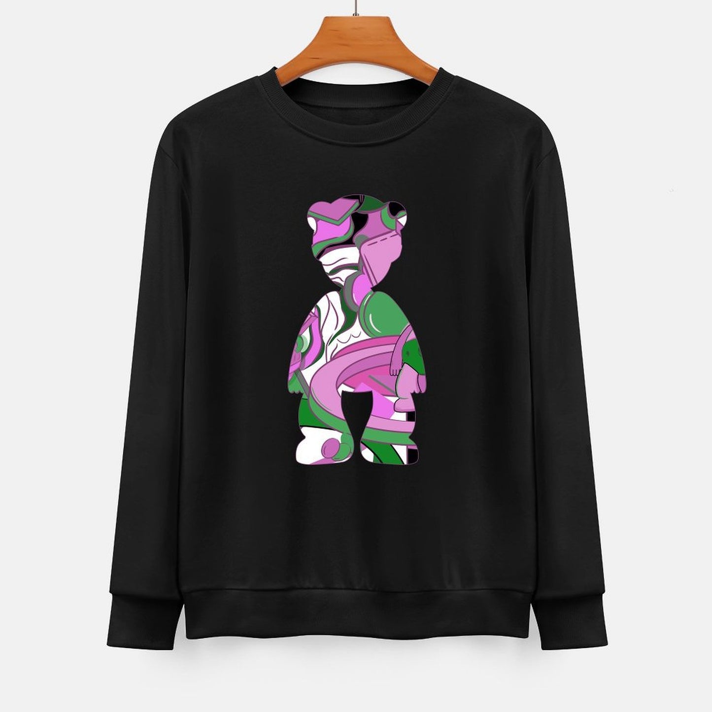 IPIB 250g Crew Neck Long Sleeve Sweatshirt Front GraphicCrew Neck Long Sleeve Sweatshirt6000046-1