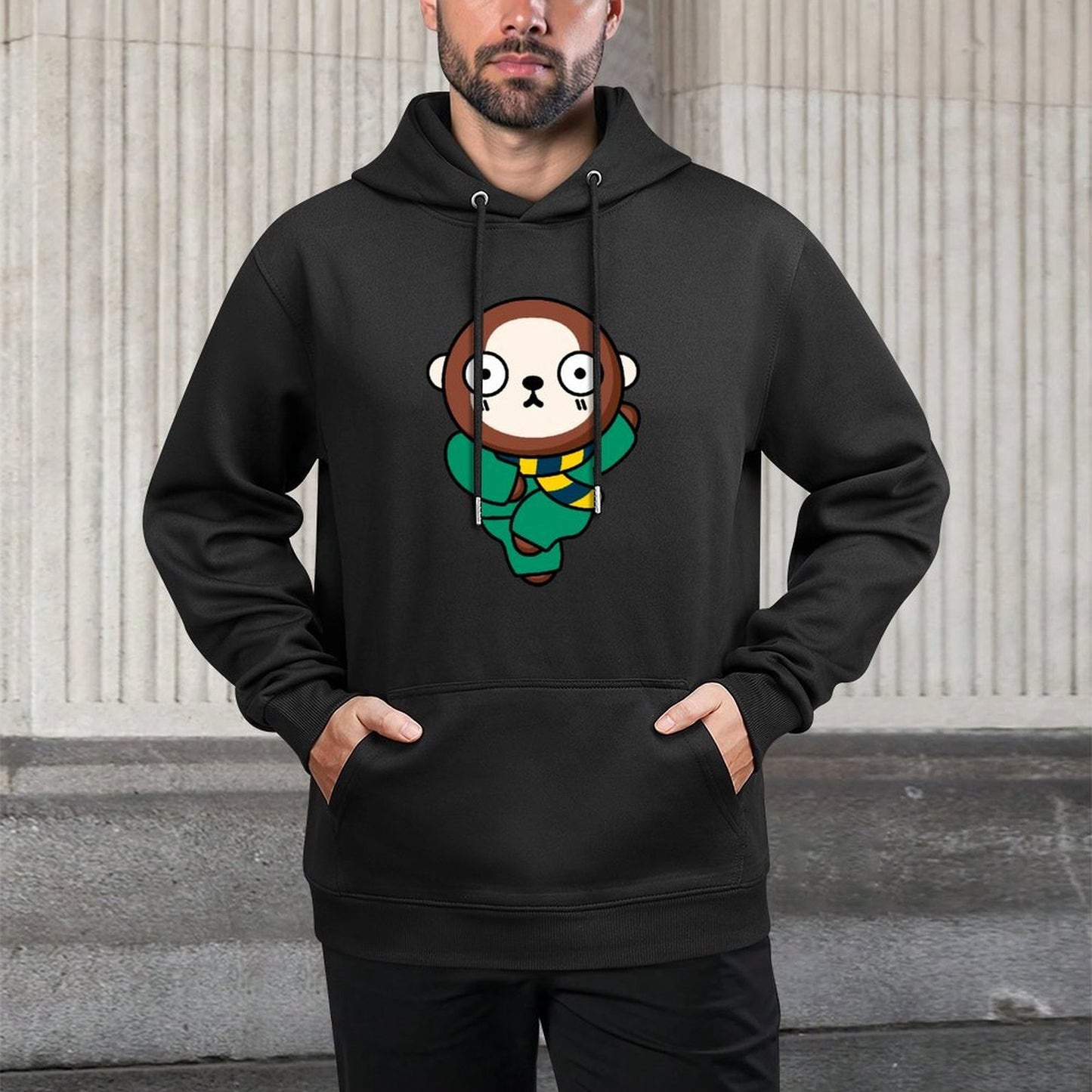 IPBR 250g Hooded Pocket Sweatshirt Front GraphicMen's Hooded  Sweatshirt4000440