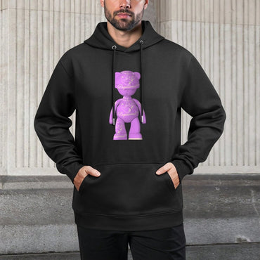 IPIB 250g Hooded Pocket Sweatshirt Front GraphicMen's Hooded  Sweatshirt6000123-5