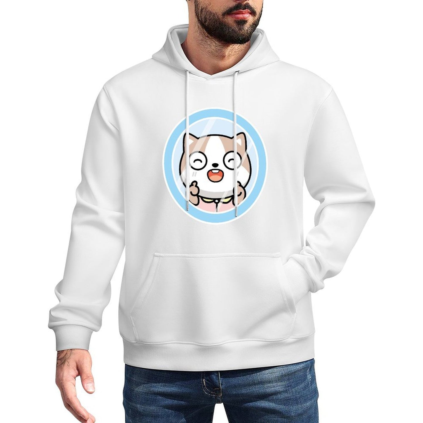 IPBR 250g Hooded Pocket Sweatshirt Front GraphicMen's Hooded  Sweatshirt4000108