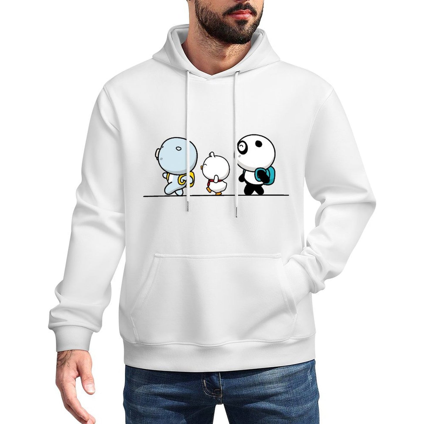 IPBR 250g Hooded Pocket Sweatshirt Front GraphicMen's Hooded  Sweatshirt4001302