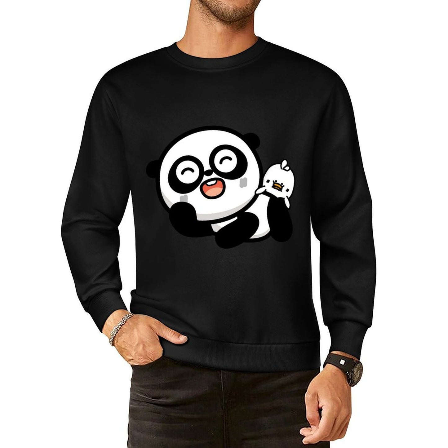 IPBR 250g Crew Neck Long Sleeve Sweatshirt Front GraphicCrew Neck Long Sleeve Sweatshirt4001038