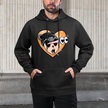 IPIB 250g Hooded Pocket Sweatshirt Front GraphicMen's Hooded  Sweatshirt6000048-2