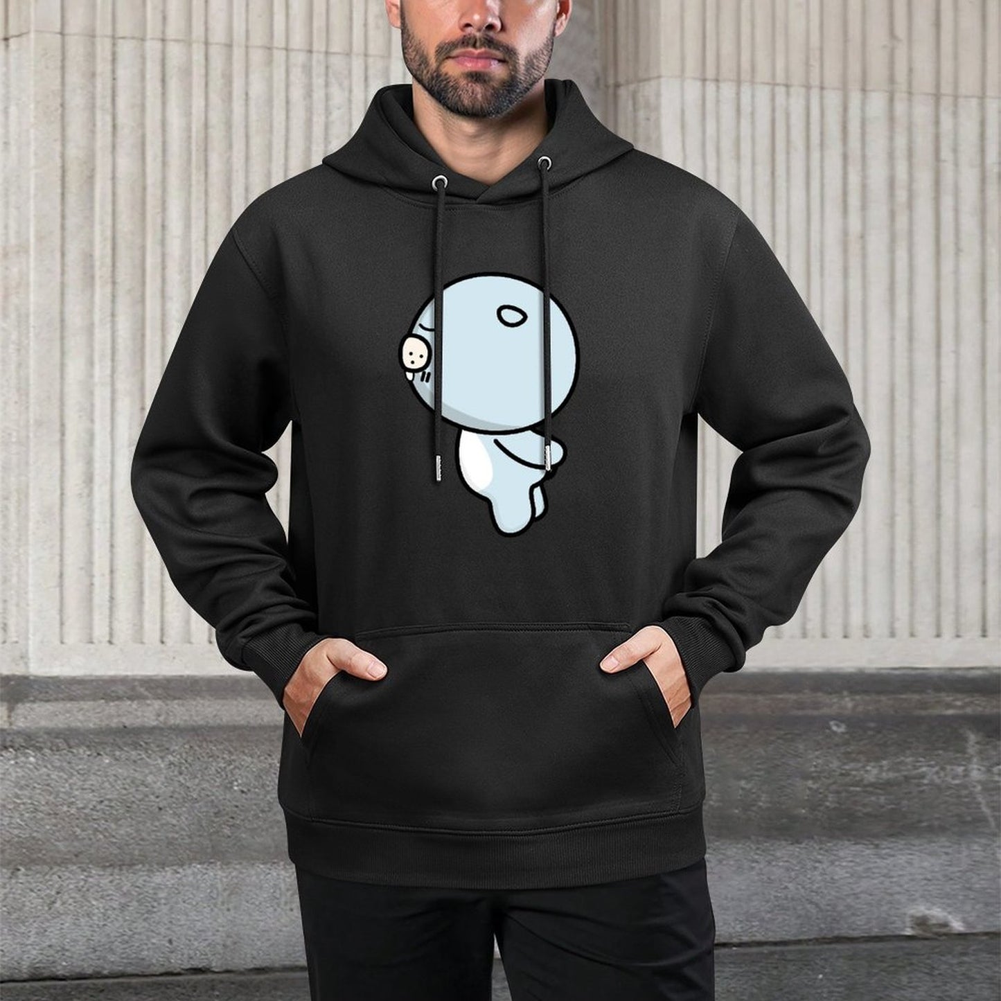 IPBR 250g Hooded Pocket Sweatshirt Front GraphicMen's Hooded  Sweatshirt4000525