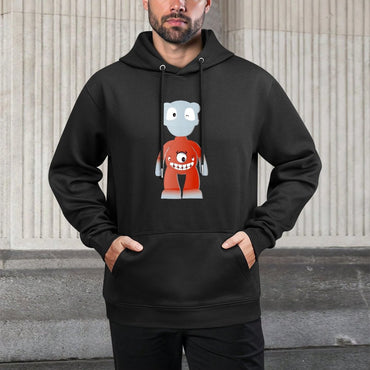 IPIB 250g Hooded Pocket Sweatshirt Front GraphicMen's Hooded  Sweatshirt6000142-1