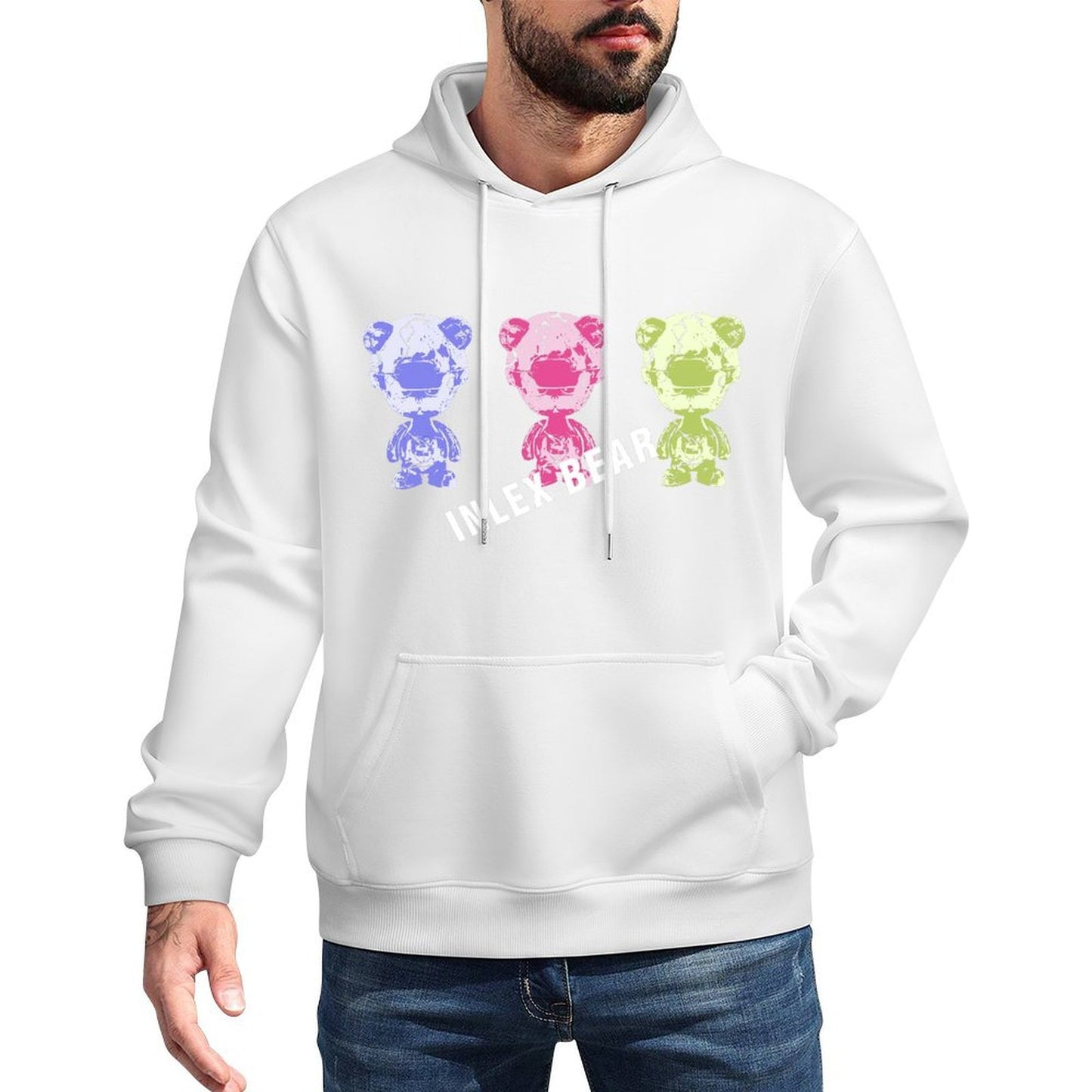 IPIB 250g Hooded Pocket Sweatshirt Front GraphicMen's Hooded  Sweatshirt6000050-7