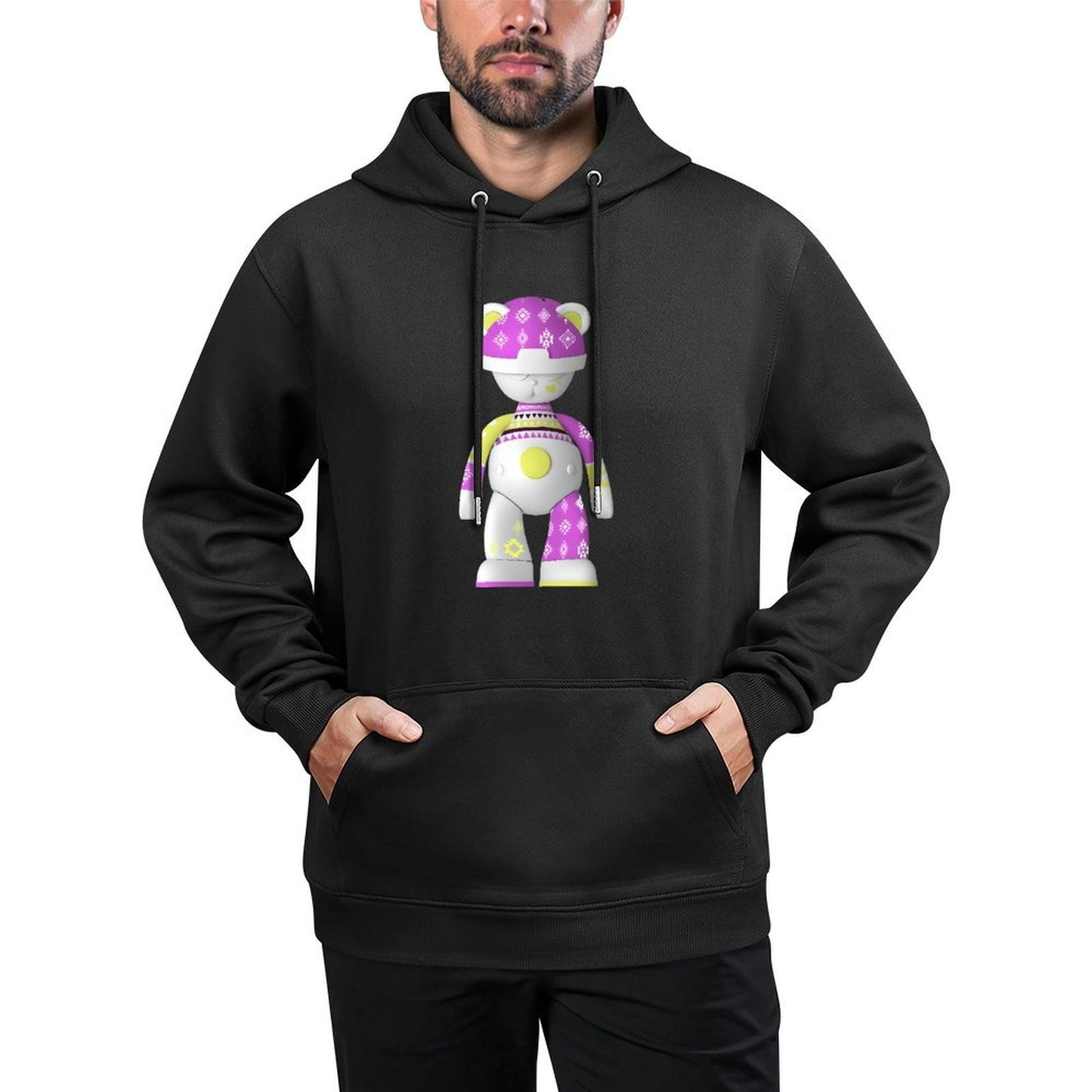 IPIB 250g Hooded Pocket Sweatshirt Front GraphicMen's Hooded  Sweatshirt6000106-6