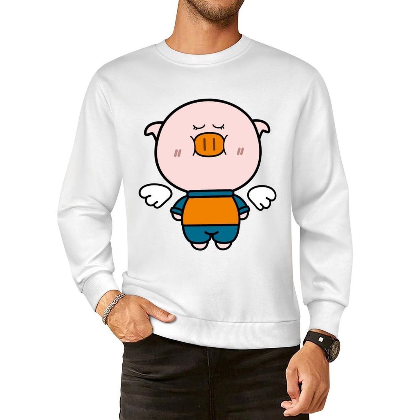 Front Patterned Long Sleeve TopCityStyle TrueComfort