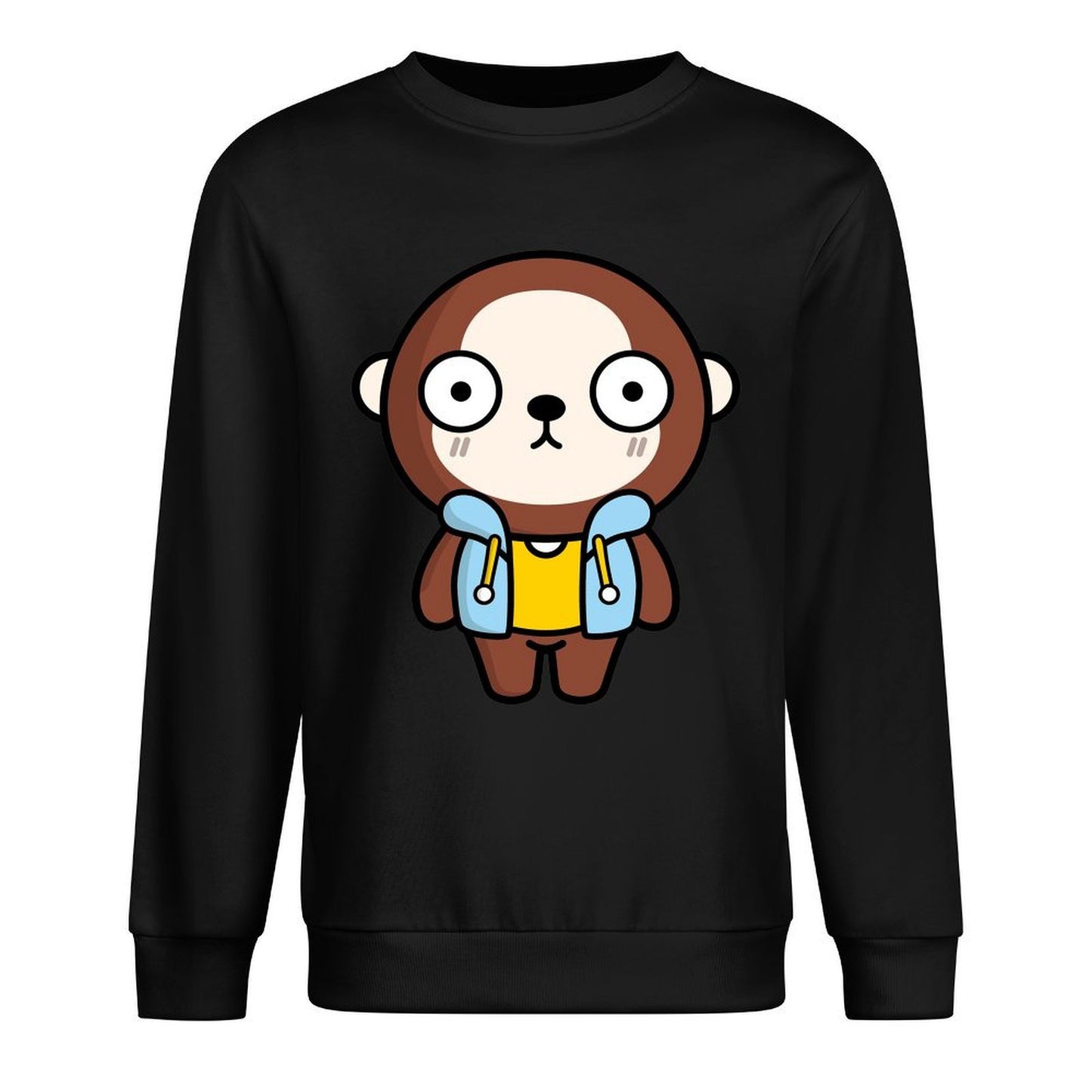 Front Patterned Long Sleeve TopPremiumSeries Crisp Print