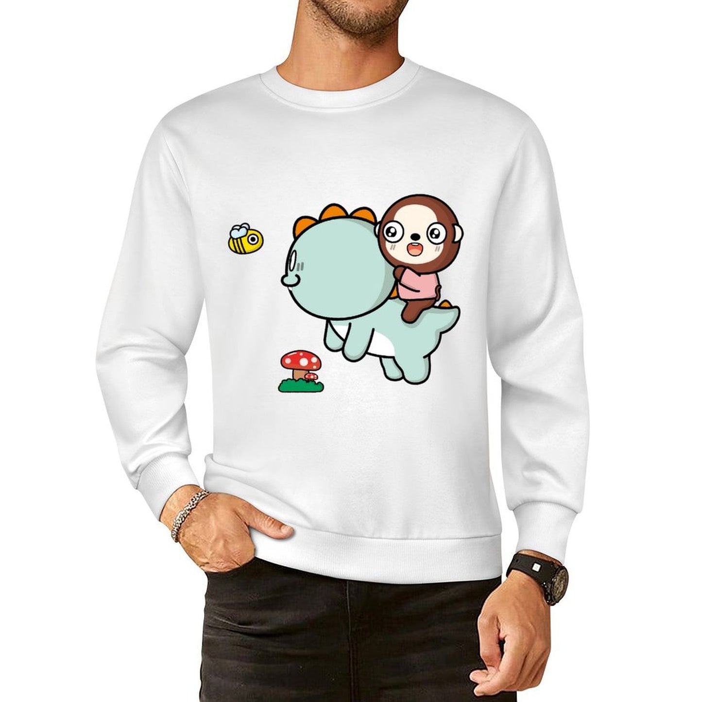 Front Patterned Long Sleeve TopSignature LifestyleLine