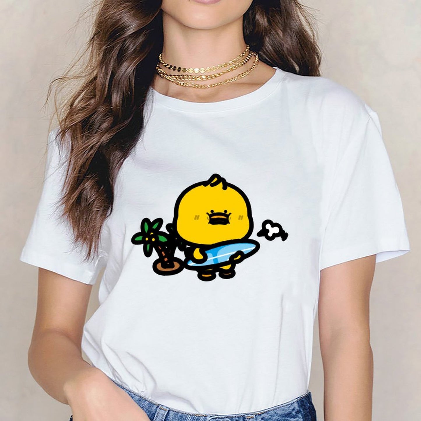 Outdoor Wrinkle-Free Front Graphic T-shirt