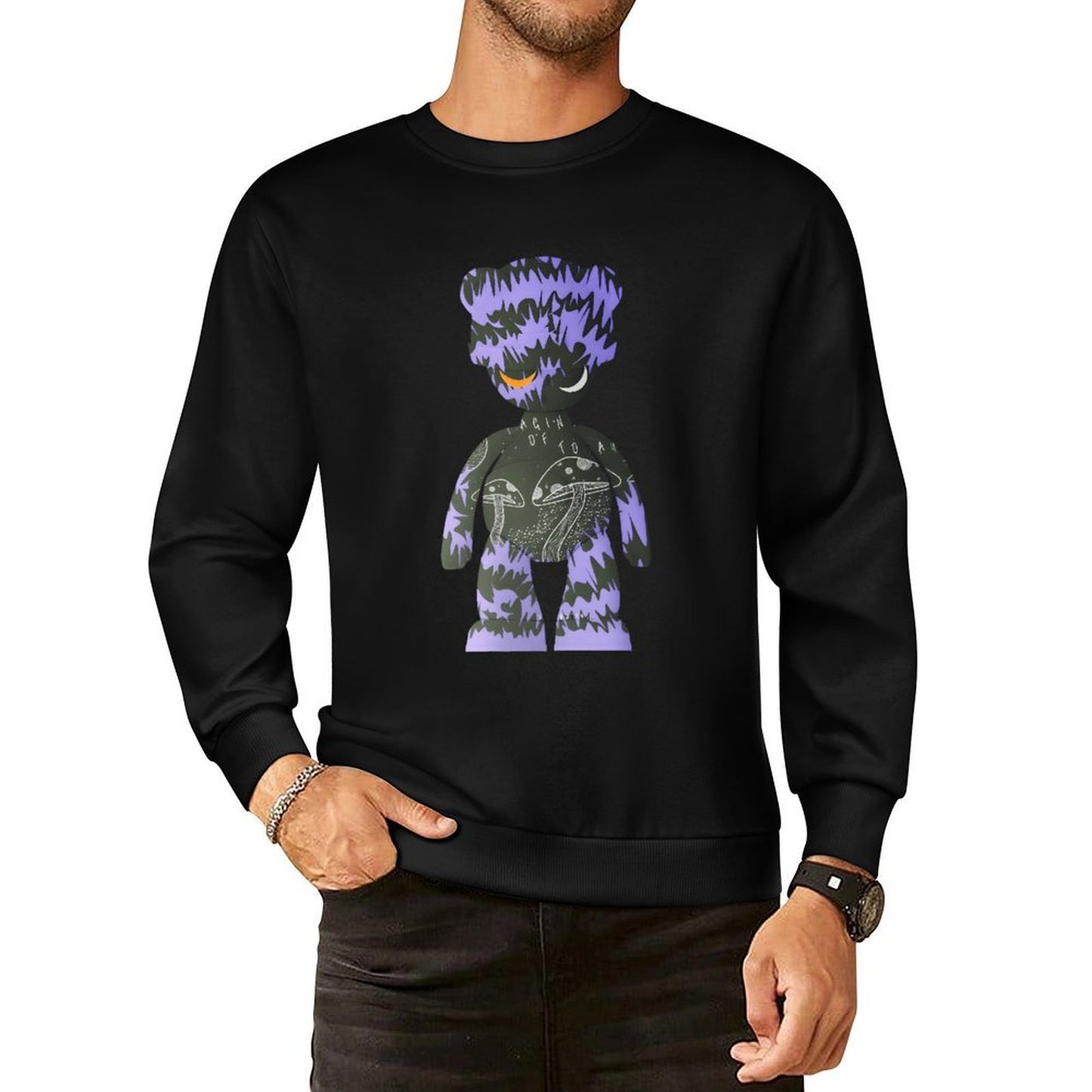 IPIB 250g Crew Neck Long Sleeve Sweatshirt Front GraphicCrew Neck Long Sleeve Sweatshirt6000132-1