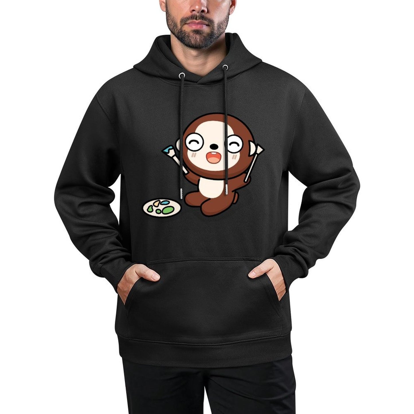 IPBR 250g Hooded Pocket Sweatshirt Front GraphicMen's Hooded  Sweatshirt4000229
